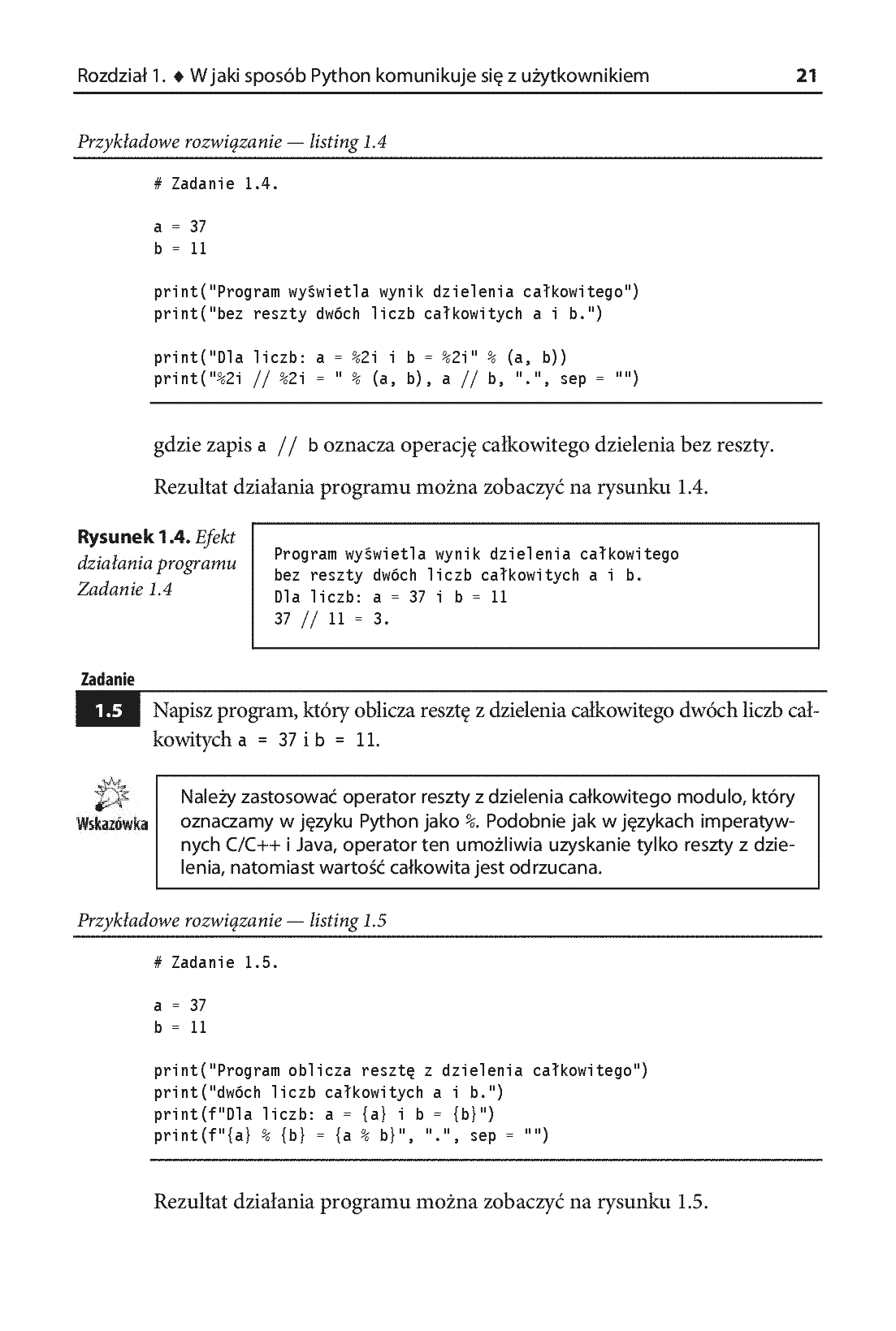 Fragment „Python. Zadania z programowania. Przykładowe imperatywne rozwiązania” — strona 11 z 16
