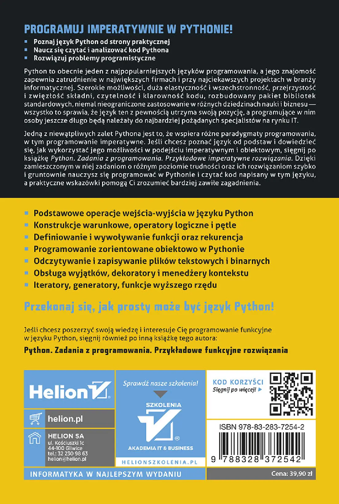 Fragment „Python. Zadania z programowania. Przykładowe imperatywne rozwiązania” — strona 16 z 16