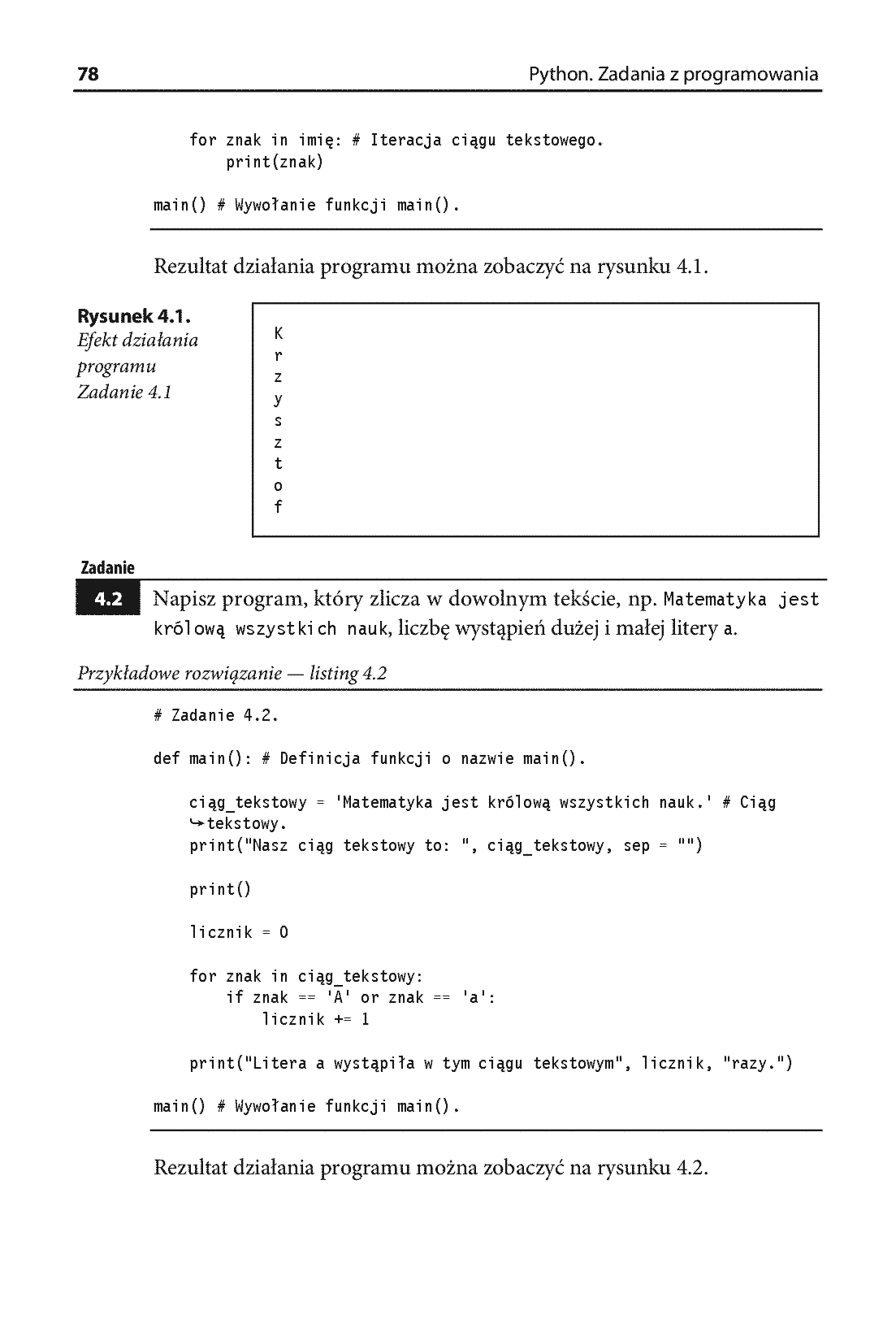 Fragment „Python. Zadania z programowania. Przykładowe funkcyjne rozwiązania” — strona 6 z 18