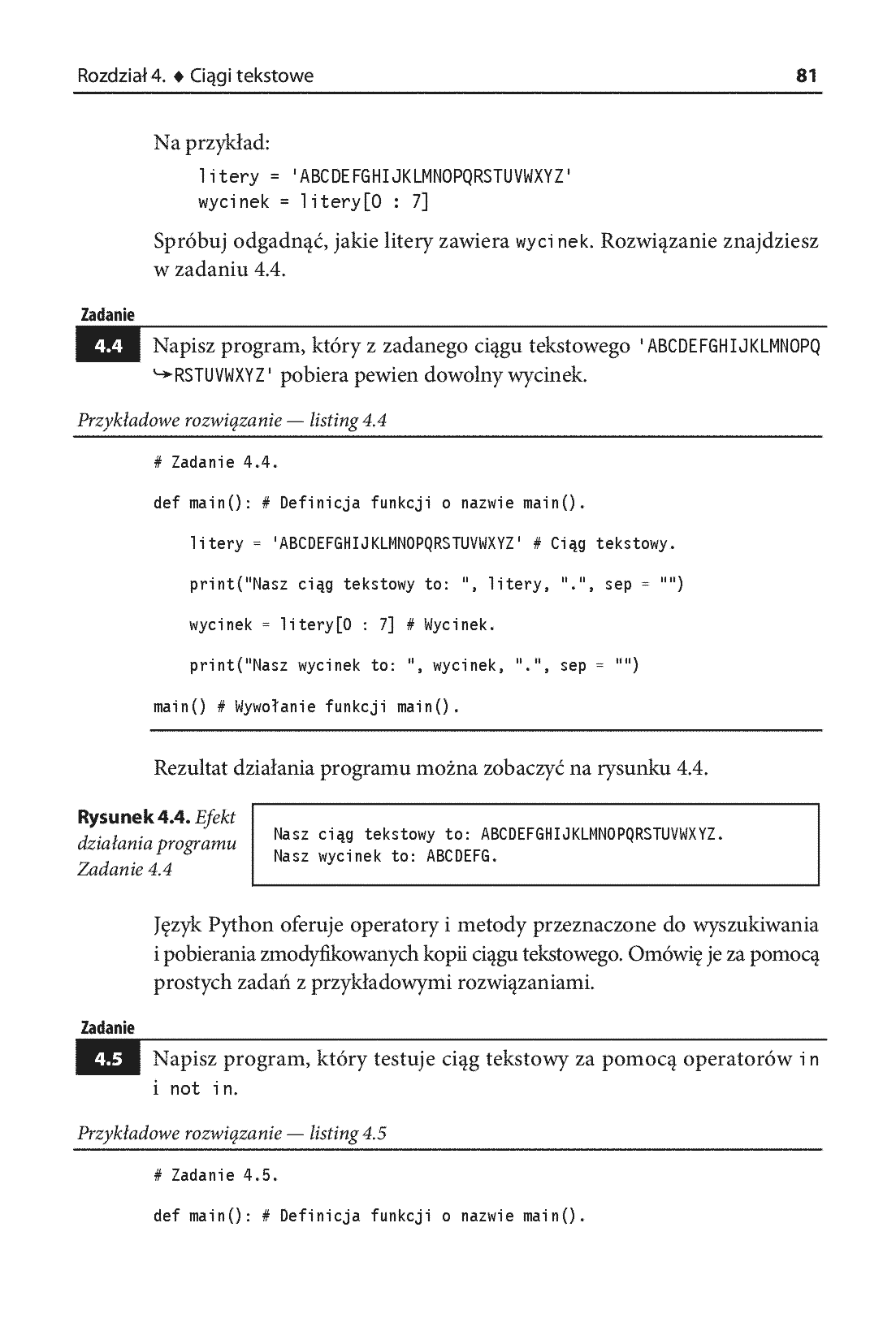 Fragment „Python. Zadania z programowania. Przykładowe funkcyjne rozwiązania” — strona 9 z 18
