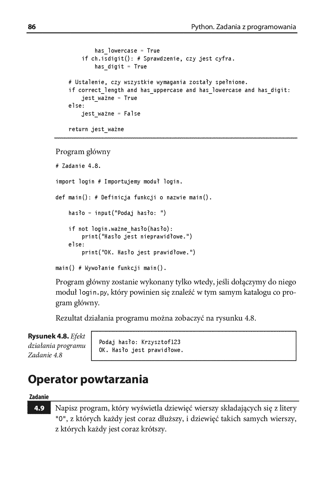 Fragment „Python. Zadania z programowania. Przykładowe funkcyjne rozwiązania” — strona 14 z 18