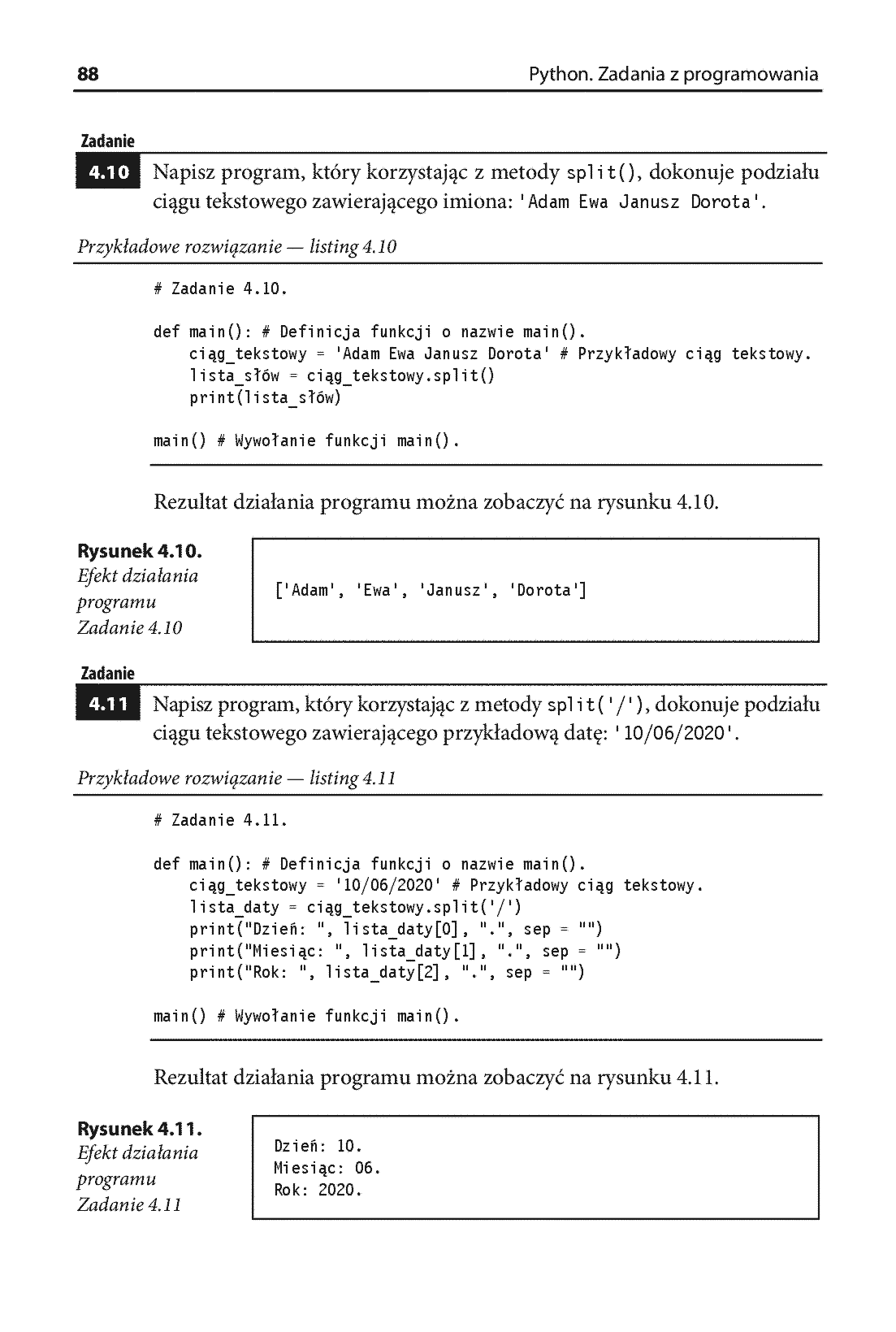 Fragment „Python. Zadania z programowania. Przykładowe funkcyjne rozwiązania” — strona 16 z 18