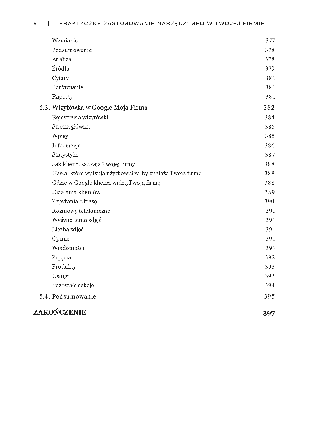 Fragment „Praktyczne zastosowanie narzędzi SEO w Twojej firmie” — strona 8 z 30