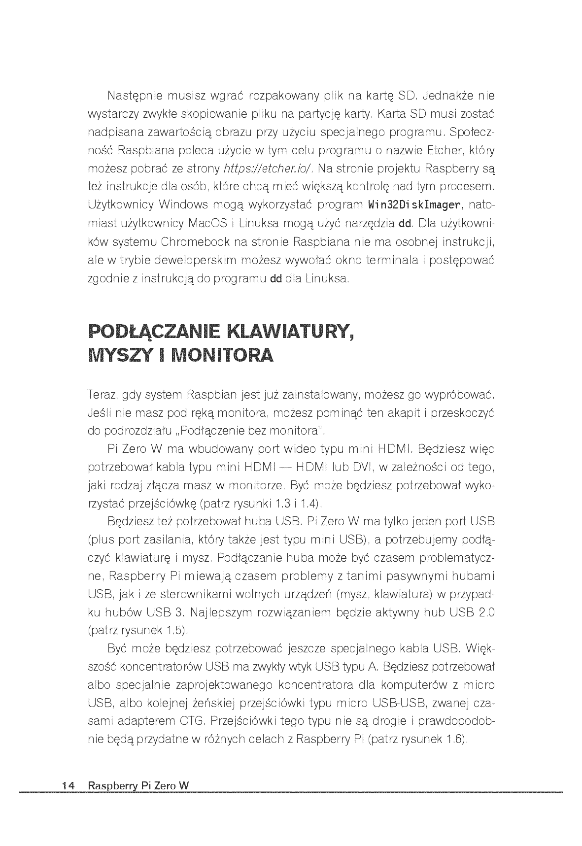 Fragment „Raspberry Pi Zero W. Kontrolery, czujniki, sterowniki i gadżety” — strona 10 z 28