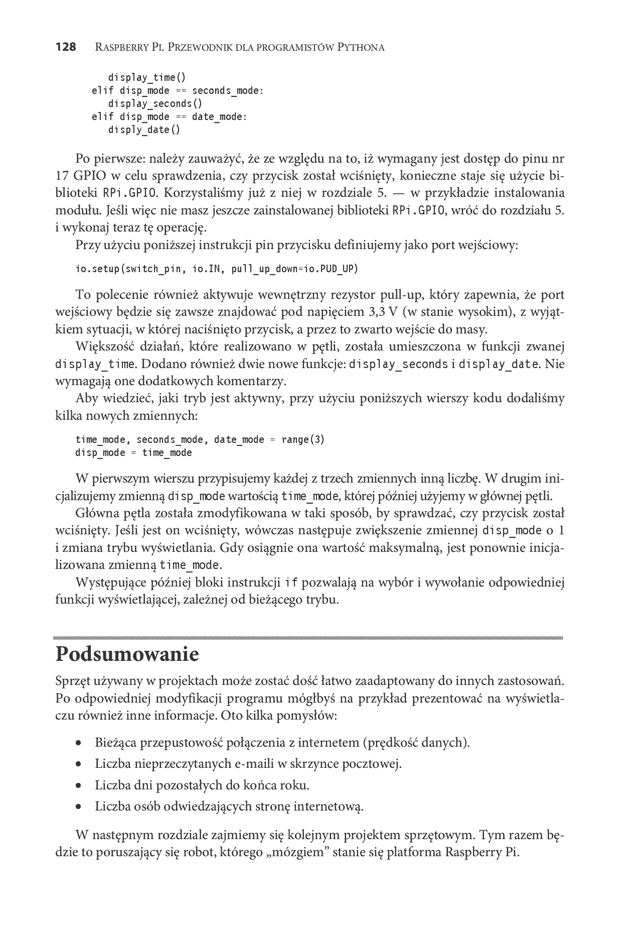 Fragment „Raspberry Pi. Przewodnik dla programistów Pythona” — strona 14 z 28