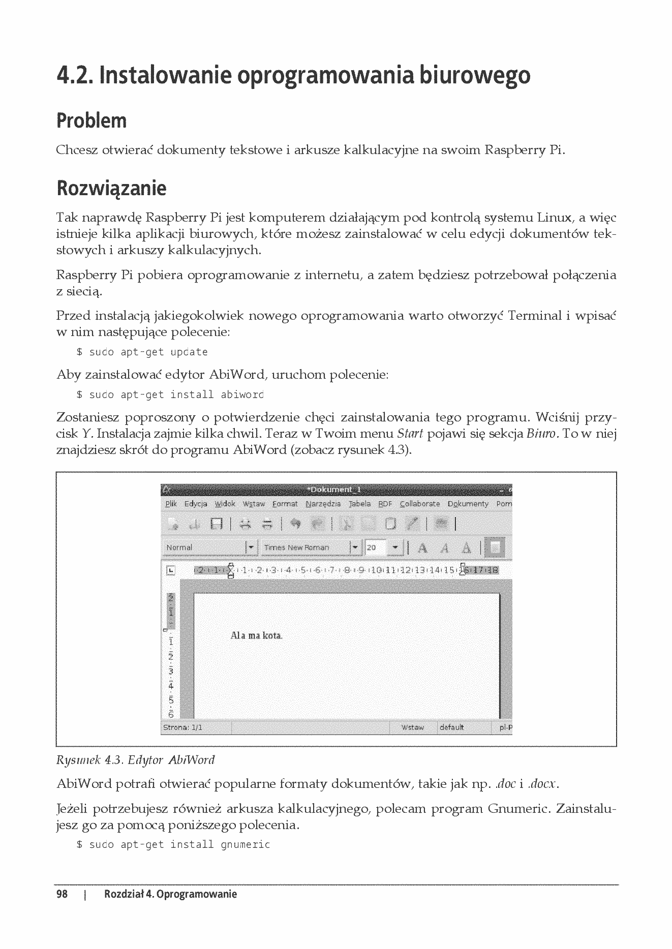 Fragment „Raspberry Pi. Receptury” — strona 14 z 30
