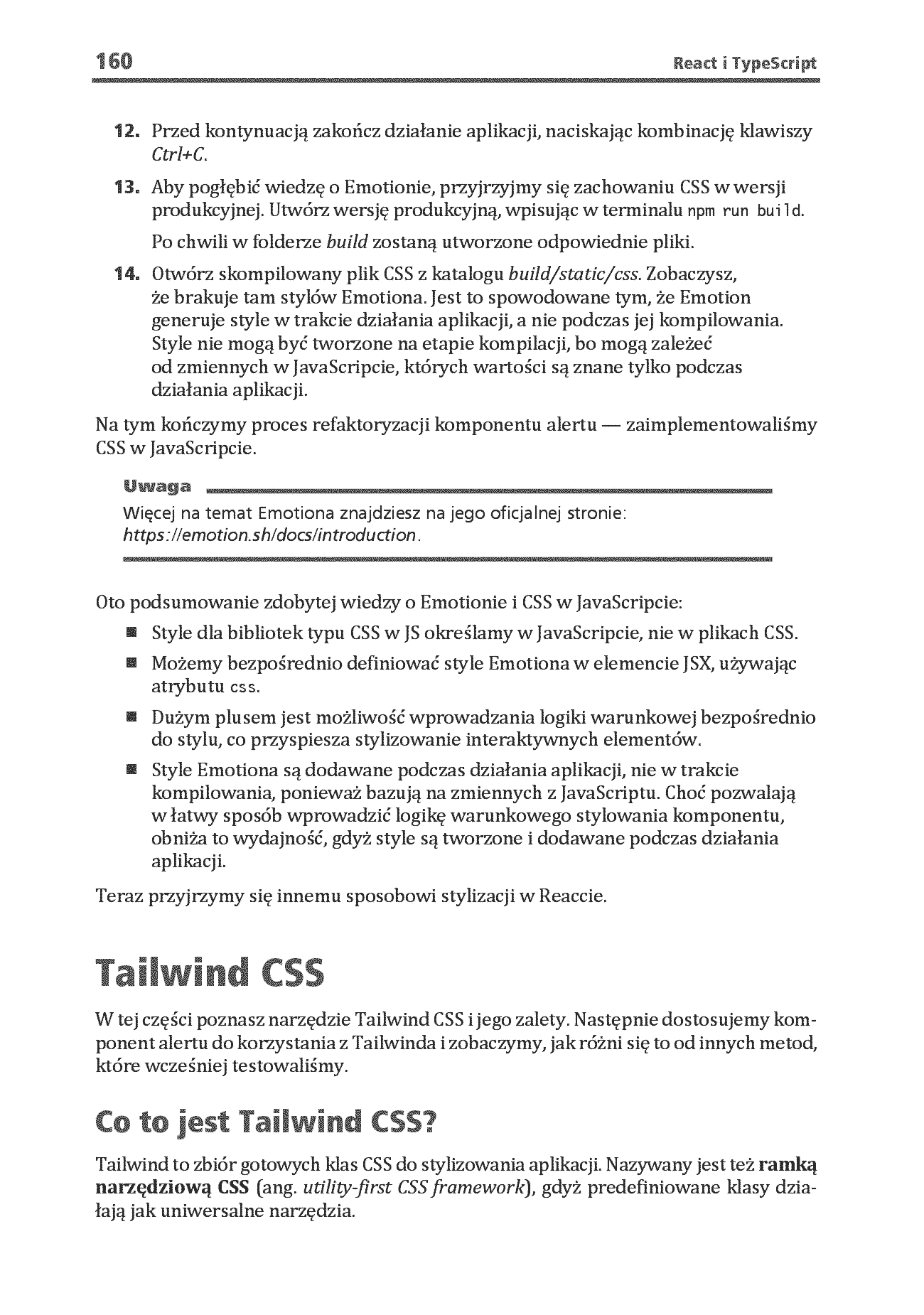 Fragment „React i TypeScript. Reaktywne tworzenie stron internetowych dla początkujących. Wydanie II” — strona 28 z 30