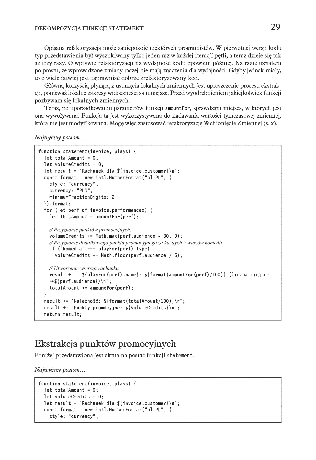 Fragment „Refaktoryzacja. Ulepszanie struktury istniejącego kodu. Wydanie II” — strona 19 z 30