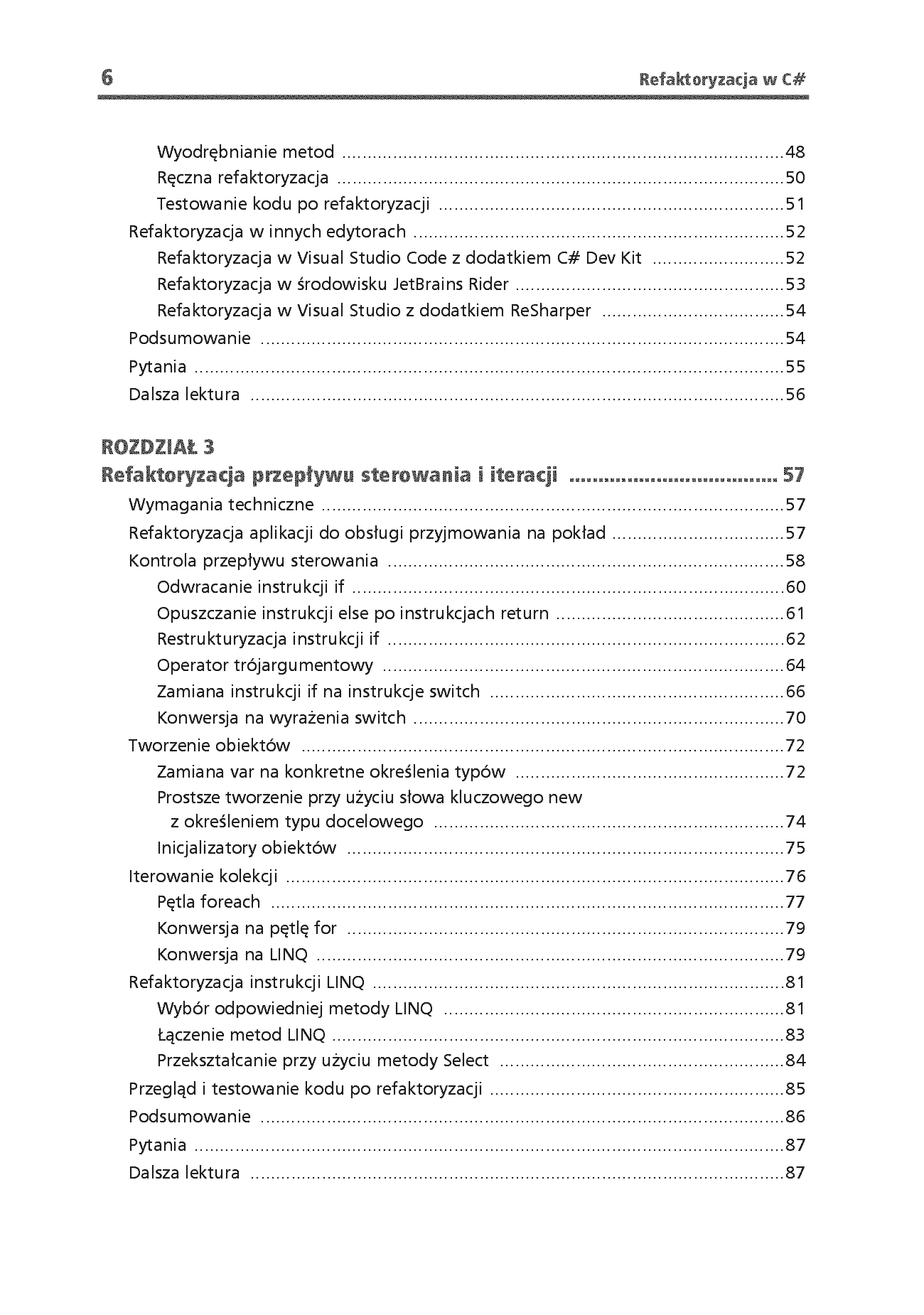 Fragment „Refaktoryzacja w C#. Jak zredukować dług techniczny i optymalizować kod z Visual Studio, .NET 8 i C# 12” — strona 4 z 30