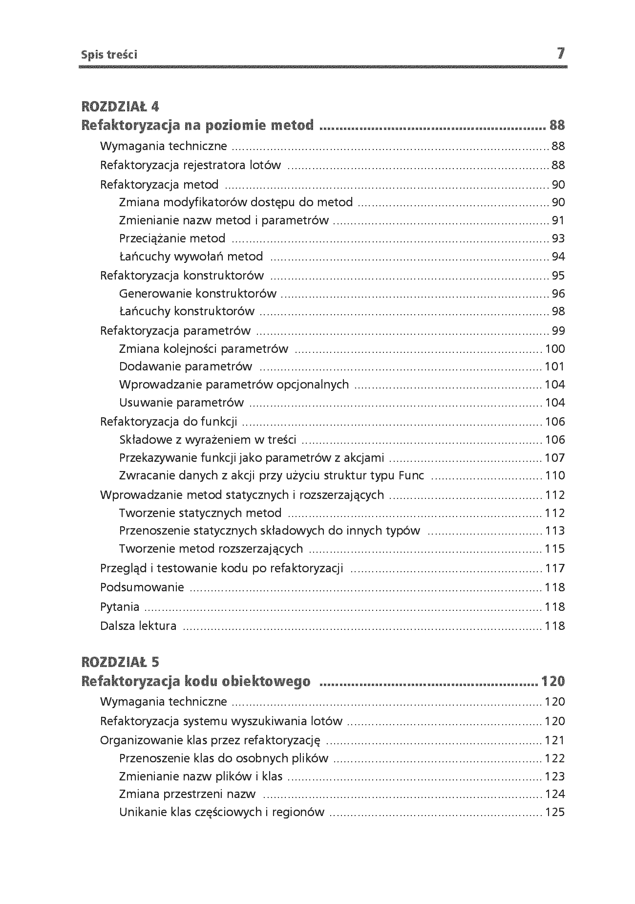 Fragment „Refaktoryzacja w C#. Jak zredukować dług techniczny i optymalizować kod z Visual Studio, .NET 8 i C# 12” — strona 5 z 30