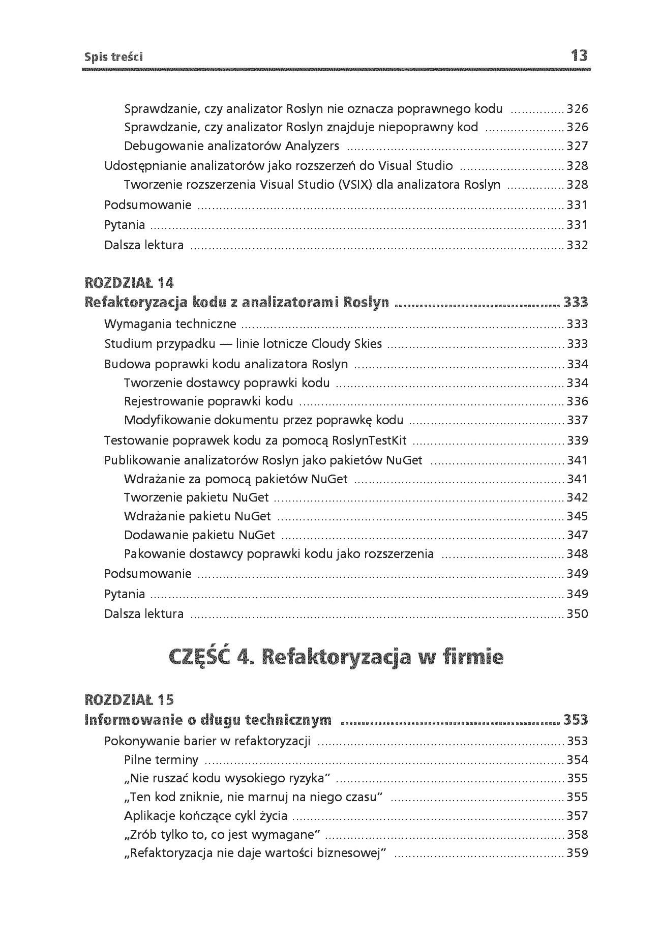 Fragment „Refaktoryzacja w C#. Jak zredukować dług techniczny i optymalizować kod z Visual Studio, .NET 8 i C# 12” — strona 11 z 30