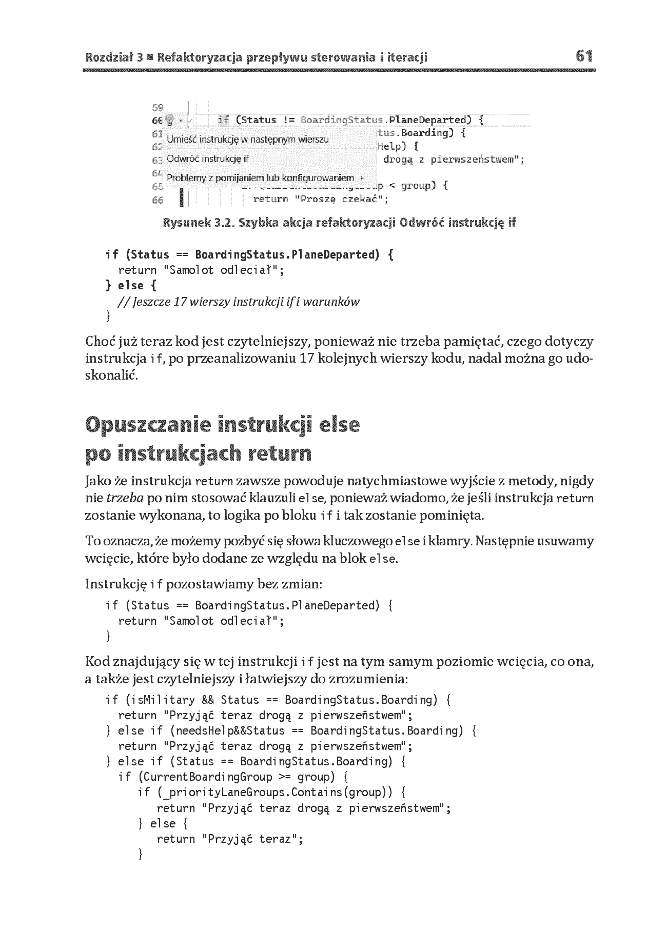 Fragment „Refaktoryzacja w C#. Jak zredukować dług techniczny i optymalizować kod z Visual Studio, .NET 8 i C# 12” — strona 19 z 30