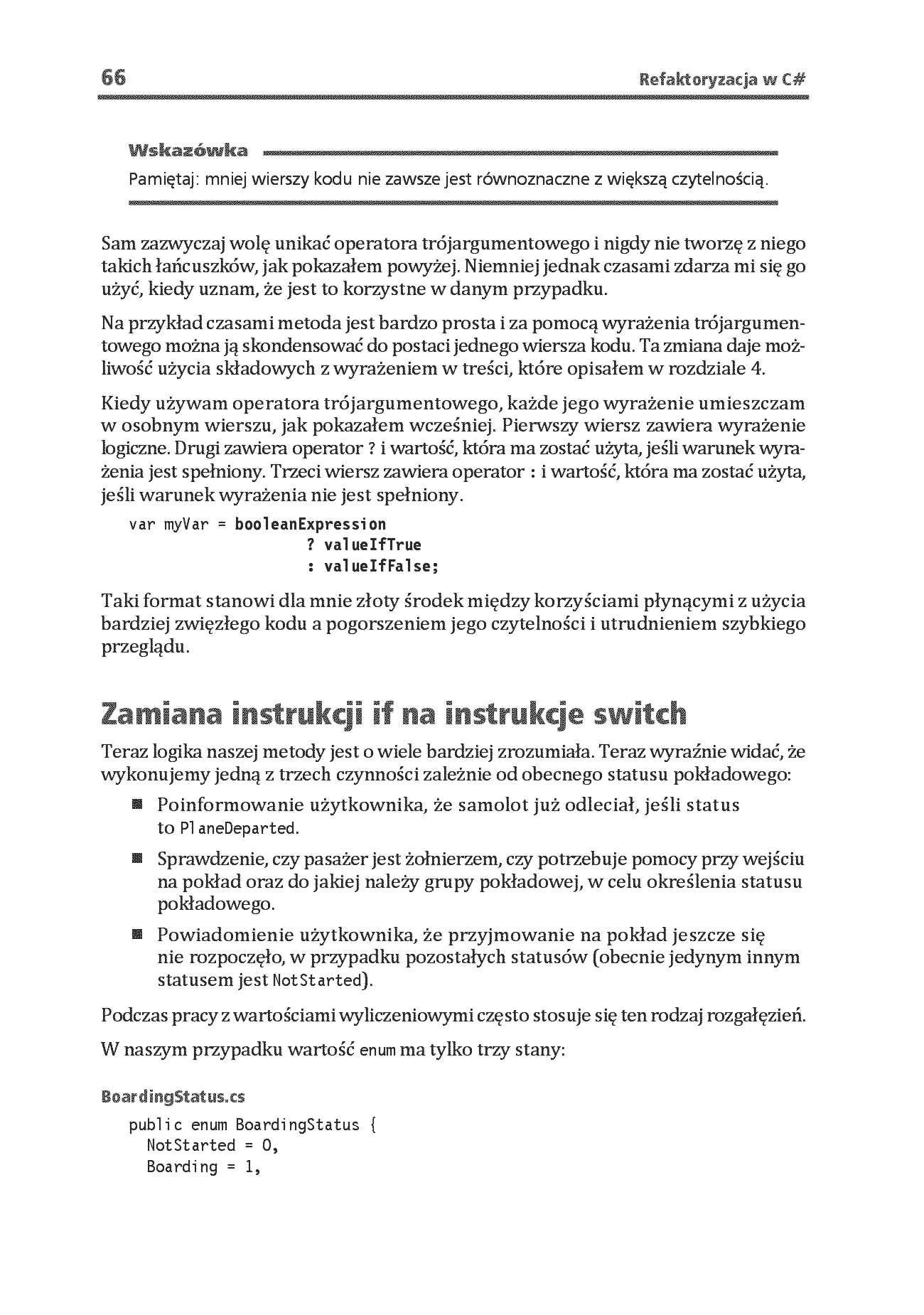 Fragment „Refaktoryzacja w C#. Jak zredukować dług techniczny i optymalizować kod z Visual Studio, .NET 8 i C# 12” — strona 24 z 30