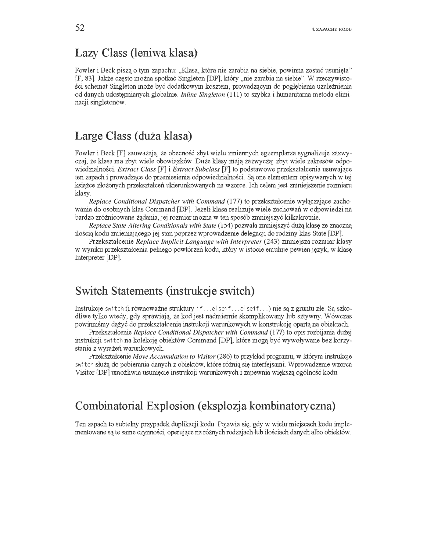 Fragment „Refaktoryzacja do wzorców projektowych” — strona 12 z 13