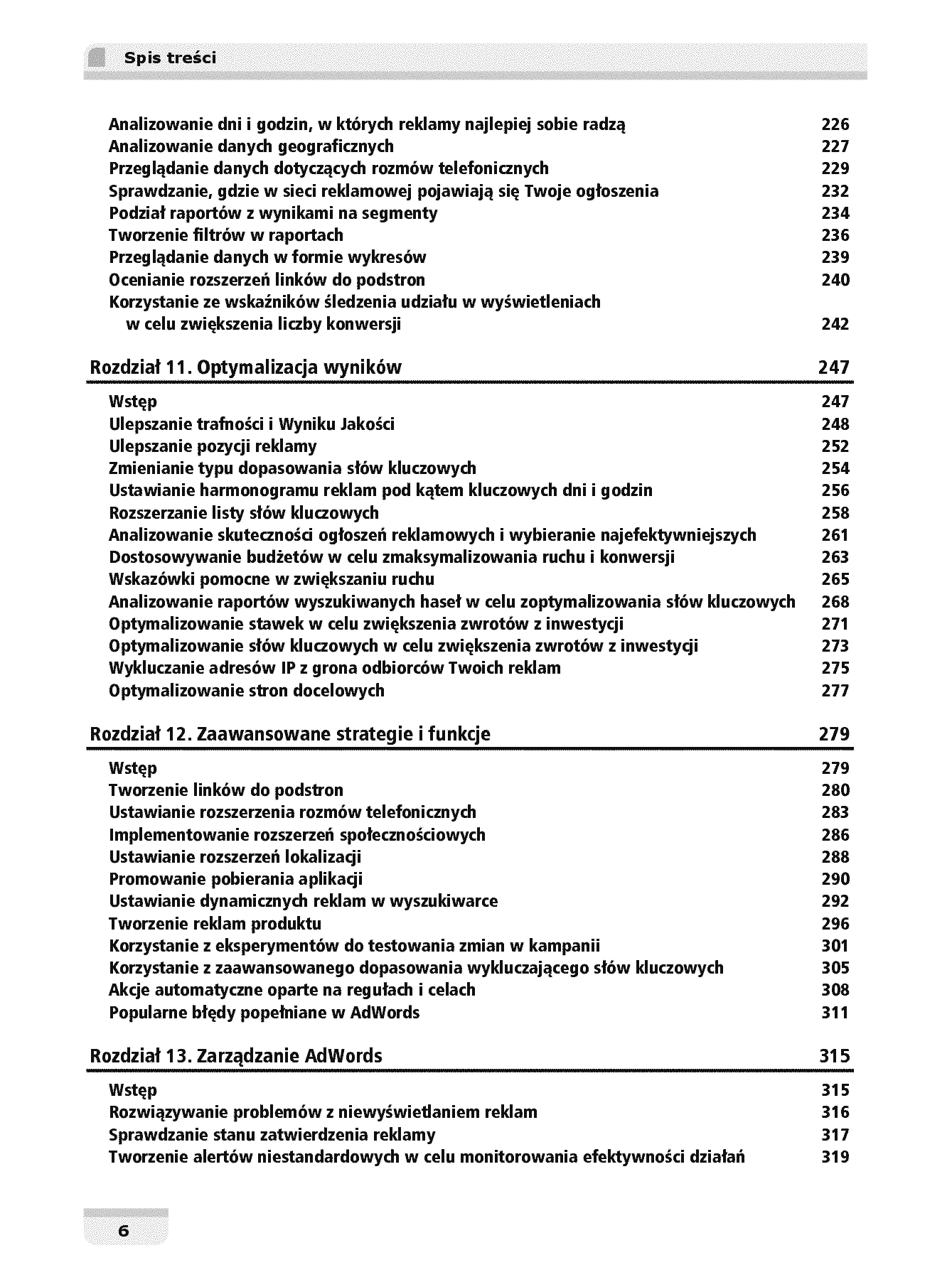 Fragment „Reklamuj się z Google. Skuteczne rozwiązania i przykłady” — strona 6 z 30