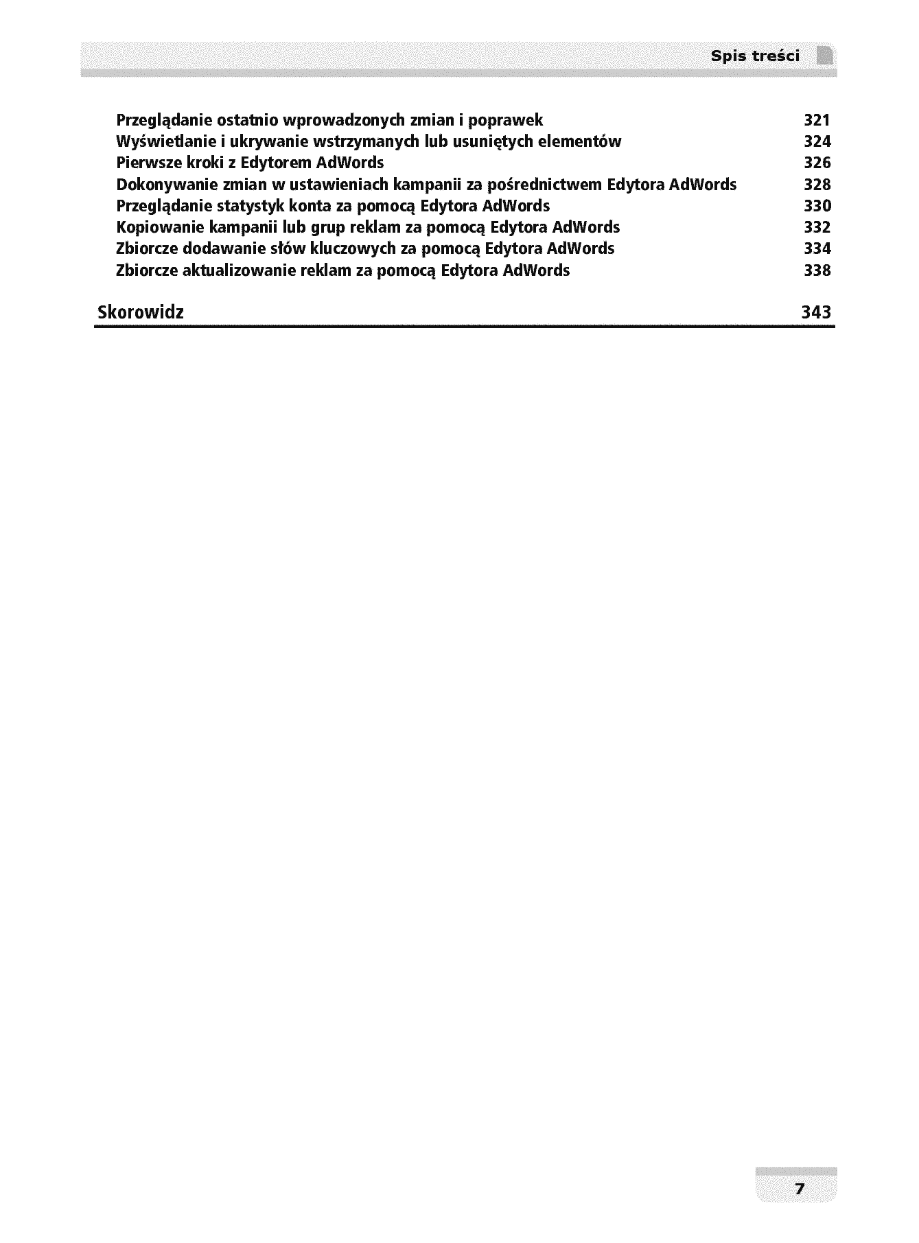 Fragment „Reklamuj się z Google. Skuteczne rozwiązania i przykłady” — strona 7 z 30