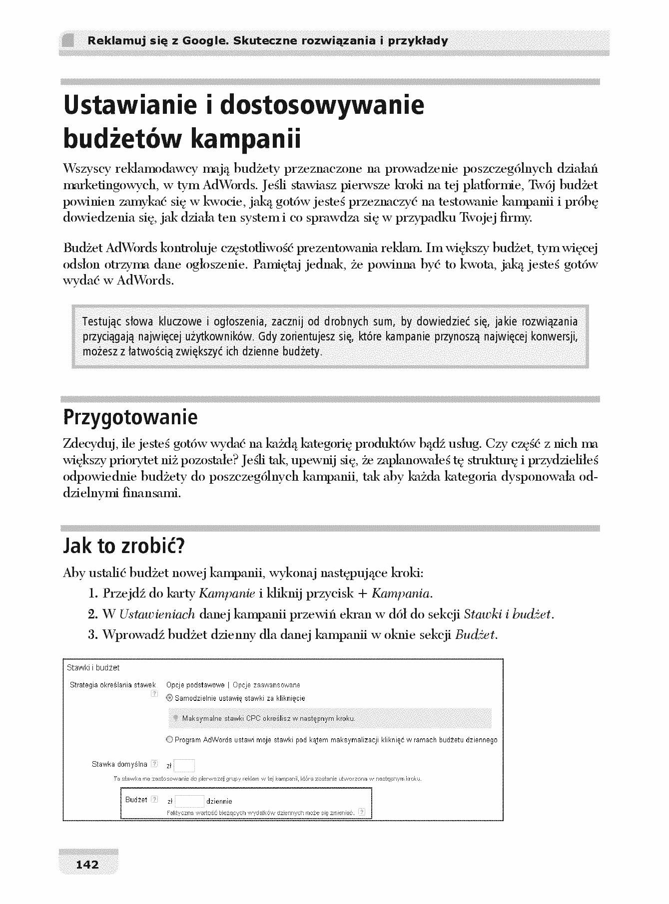 Fragment „Reklamuj się z Google. Skuteczne rozwiązania i przykłady” — strona 10 z 30