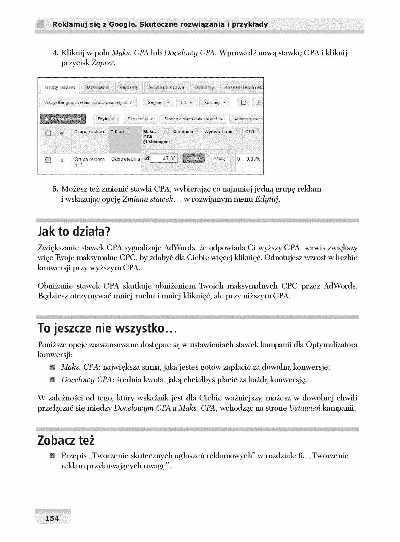 Fragment „Reklamuj się z Google. Skuteczne rozwiązania i przykłady” — strona 22 z 30