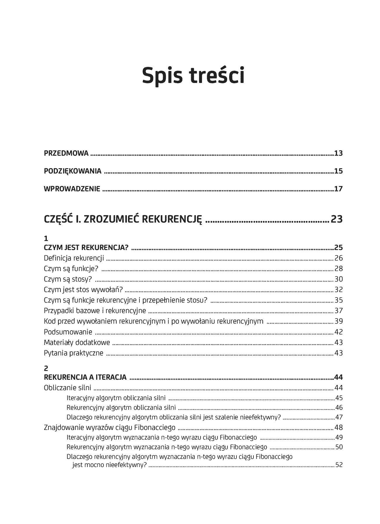 Fragment „Rekurencyjna książka o rekurencji. Zostań mistrzem rozmów kwalifikacyjnych poświęconych językom Python i JavaScript” — strona 3 z 30