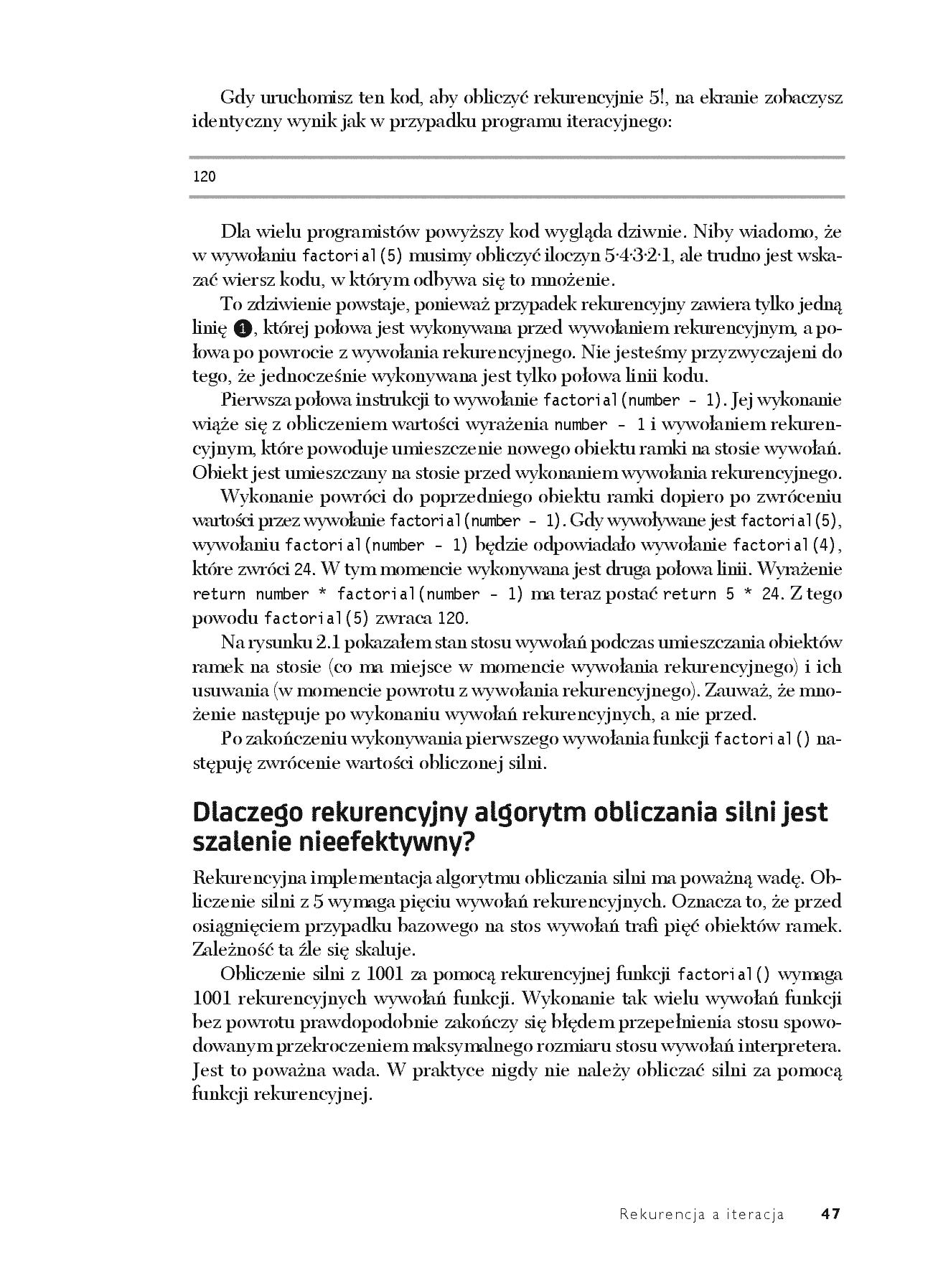 Fragment „Rekurencyjna książka o rekurencji. Zostań mistrzem rozmów kwalifikacyjnych poświęconych językom Python i JavaScript” — strona 13 z 30