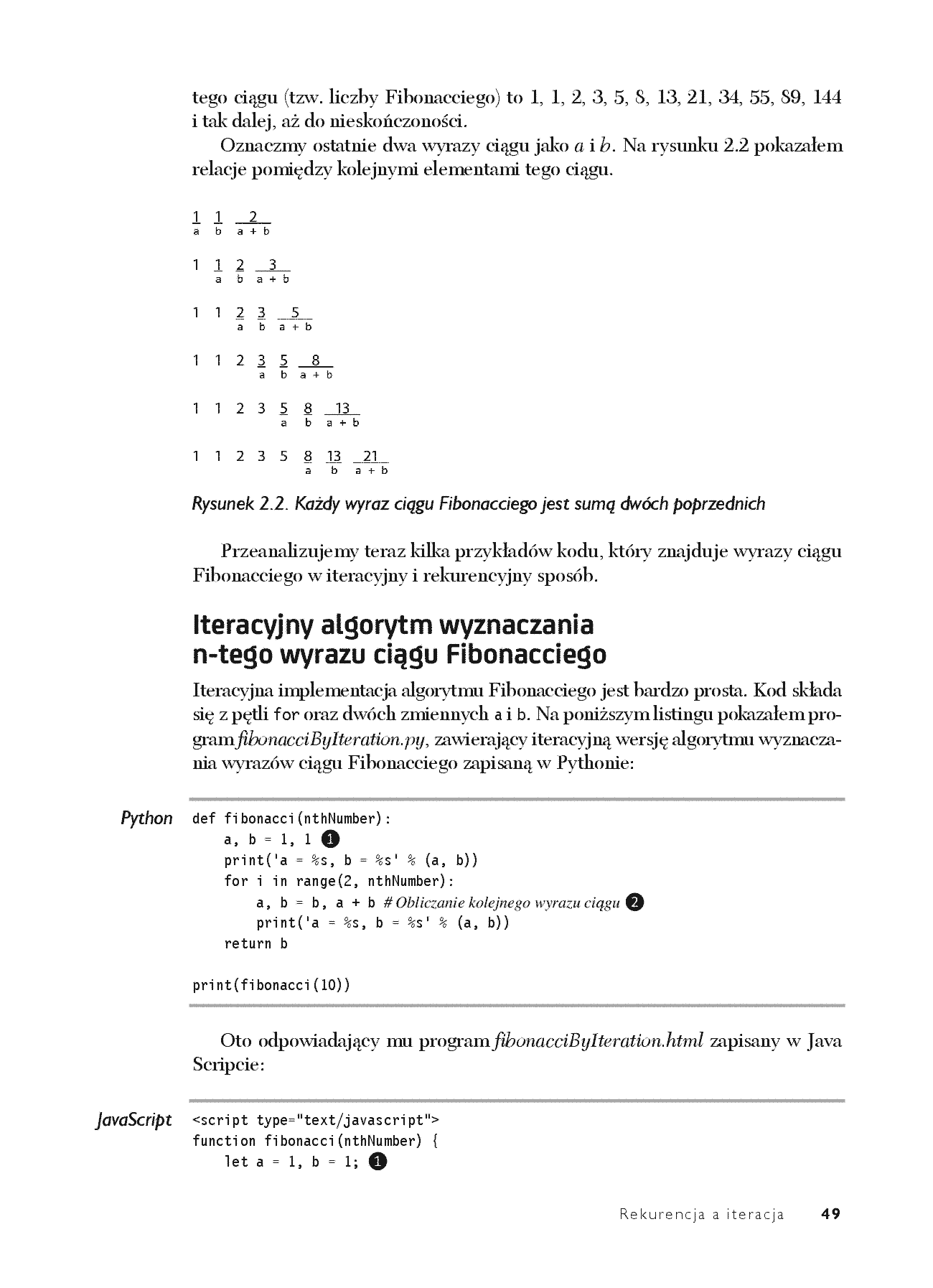 Fragment „Rekurencyjna książka o rekurencji. Zostań mistrzem rozmów kwalifikacyjnych poświęconych językom Python i JavaScript” — strona 15 z 30