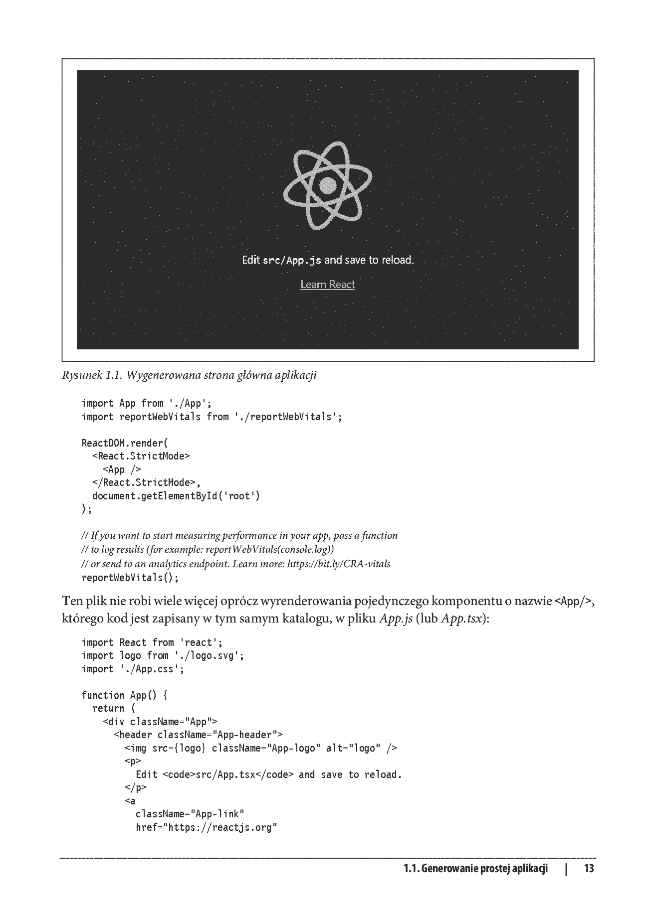 Fragment „React. Receptury. Poradnik dla zaawansowanych” — strona 9 z 30