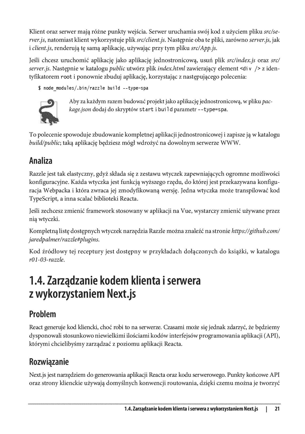 Fragment „React. Receptury. Poradnik dla zaawansowanych” — strona 17 z 30
