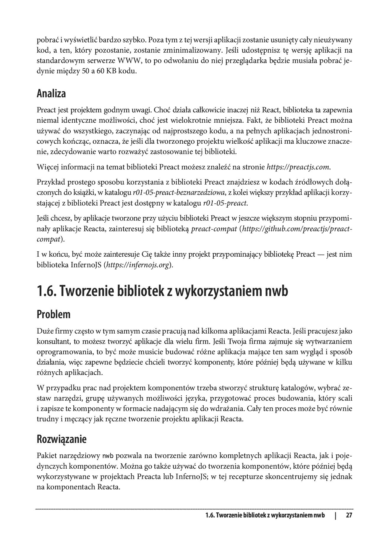 Fragment „React. Receptury. Poradnik dla zaawansowanych” — strona 23 z 30