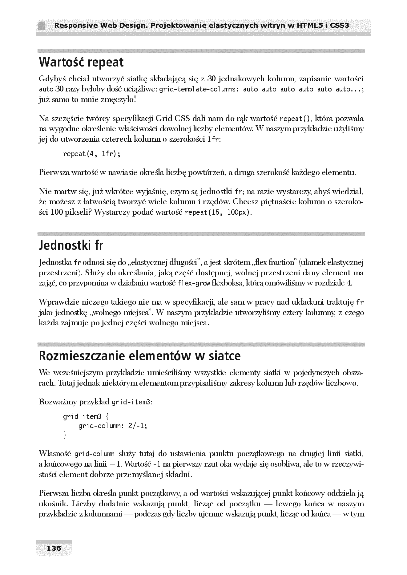 Fragment „Responsive Web Design. Projektowanie elastycznych witryn w HTML5 i CSS3. Wydanie III” — strona 24 z 30