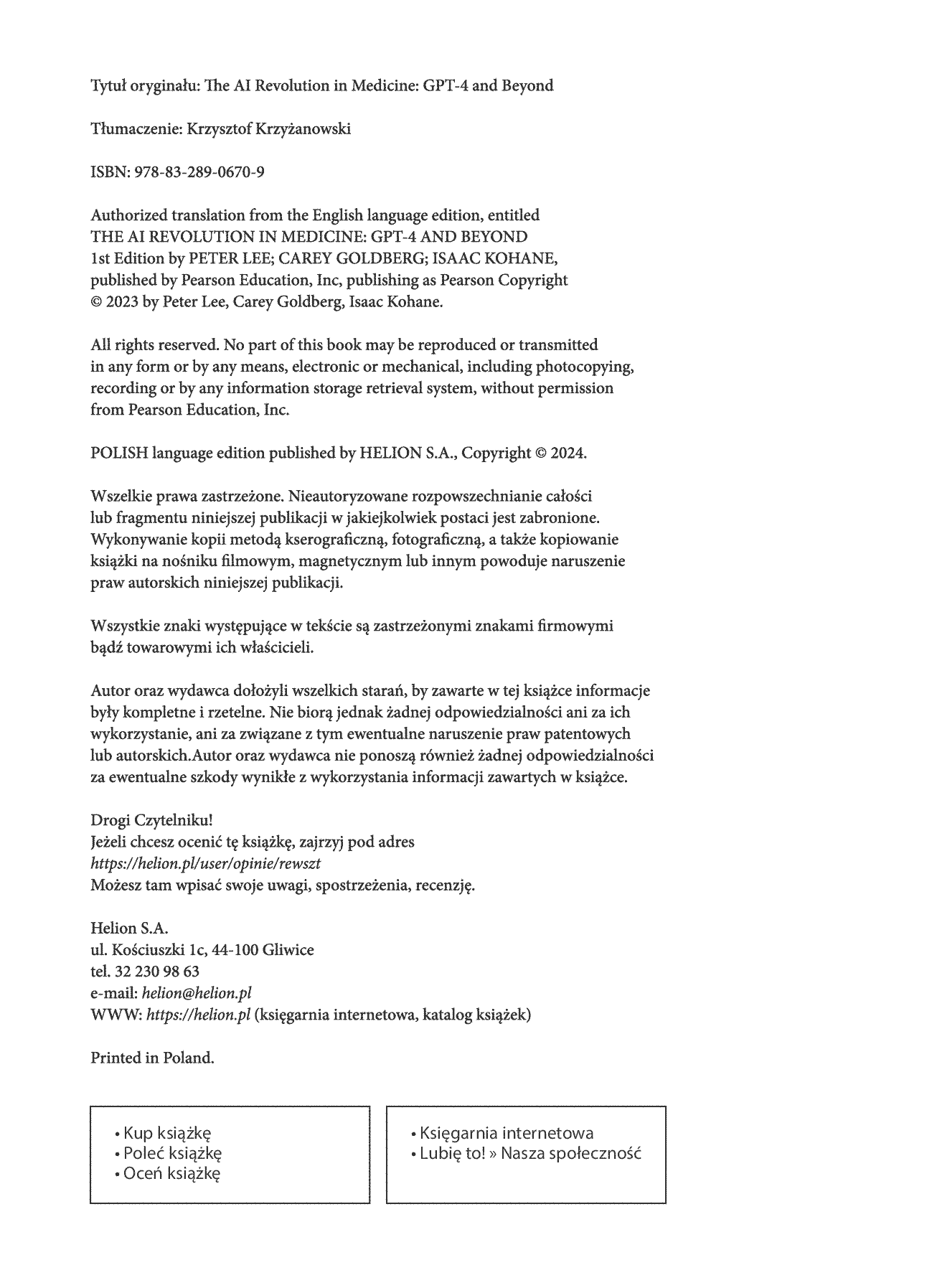 Fragment „Rewolucja sztucznej inteligencji w medycynie. Jak GPT-4 może zmienić przyszłość” — strona 2 z 14