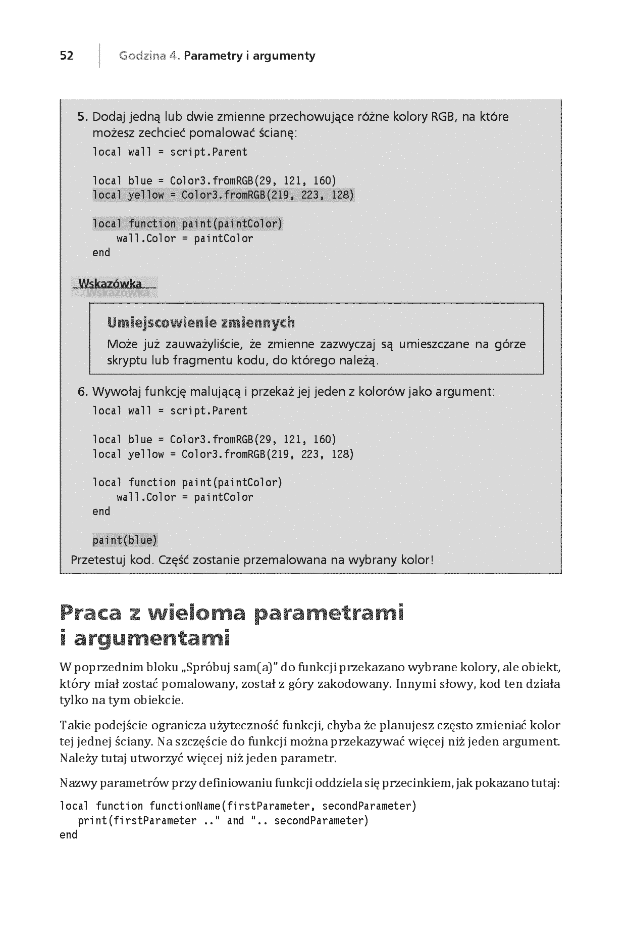 Fragment „Roblox Lua w 24 godziny. Tworzenie gier dla początkujących” — strona 12 z 22