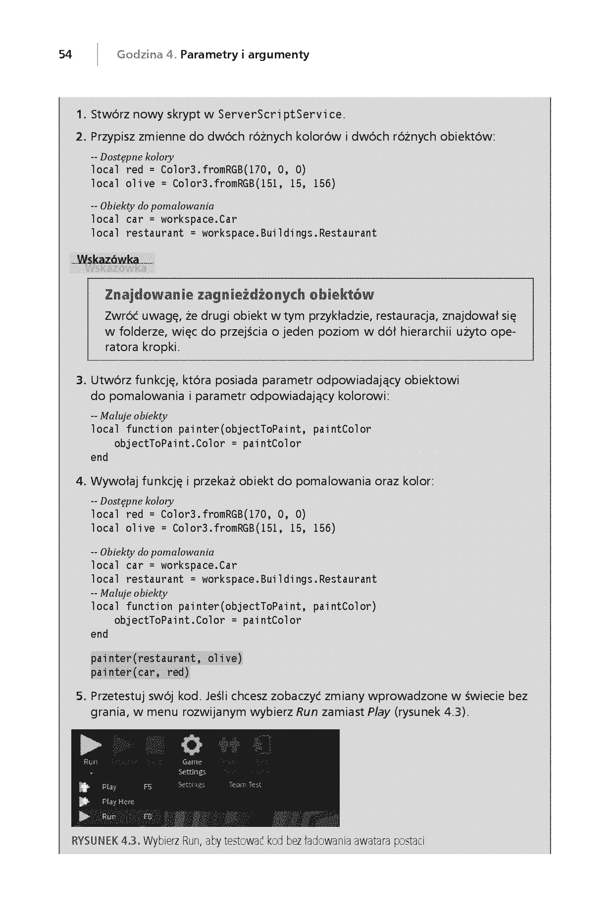 Fragment „Roblox Lua w 24 godziny. Tworzenie gier dla początkujących” — strona 14 z 22