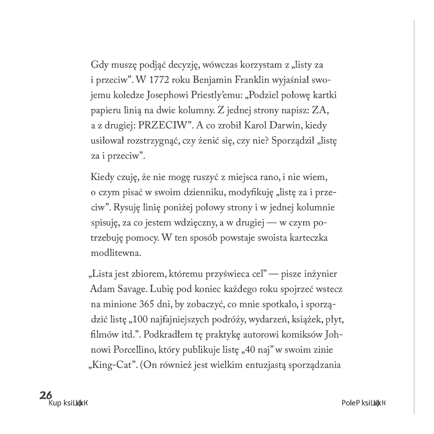 Fragment „Rób swoje! 10 sposobów na kreatywność w każdym czasie” — strona 28 z 30
