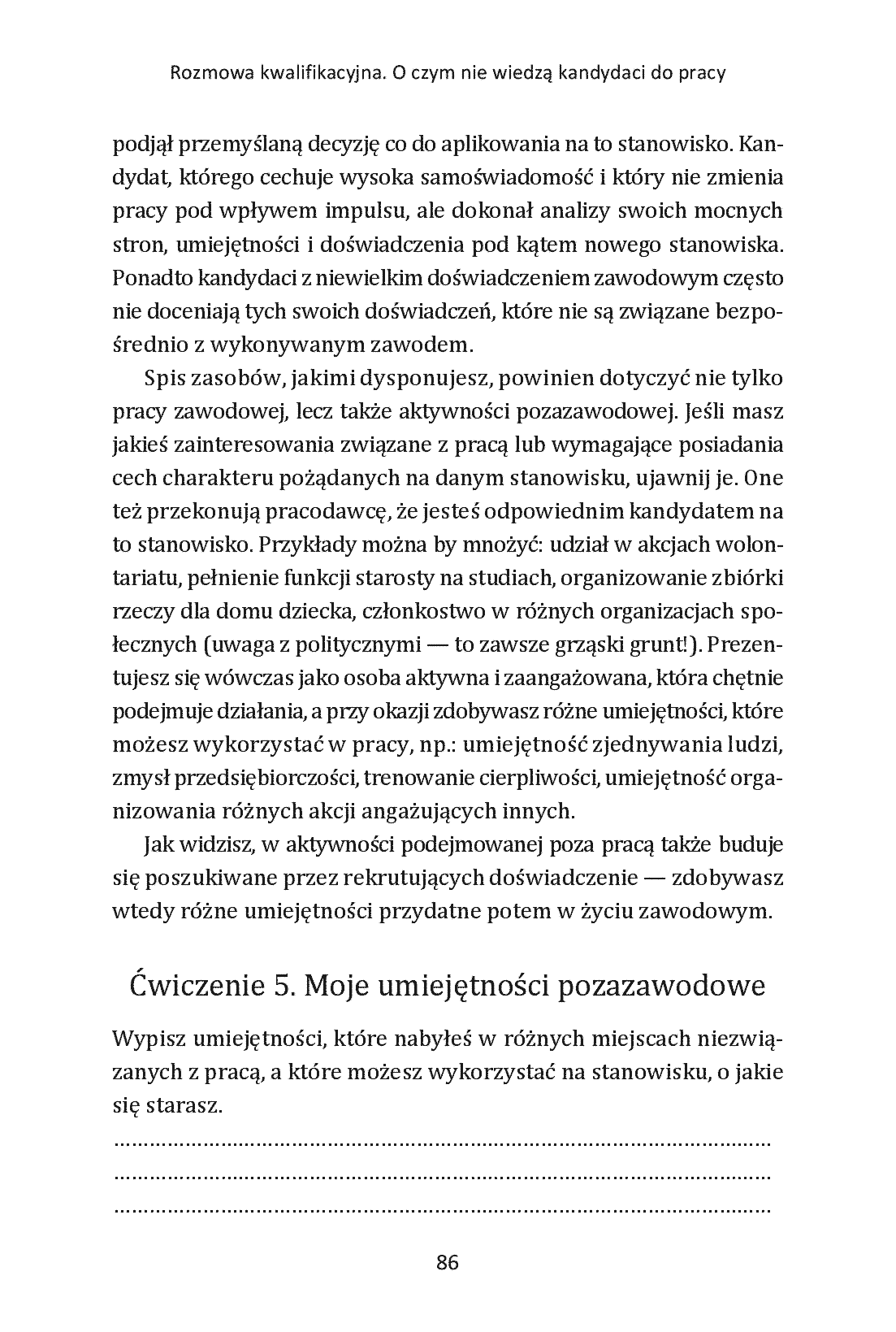 Fragment „Rozmowa kwalifikacyjna. O czym nie wiedzą kandydaci do pracy, czyli sekrety rekrutujących. Wydanie 5” — strona 13 z 26