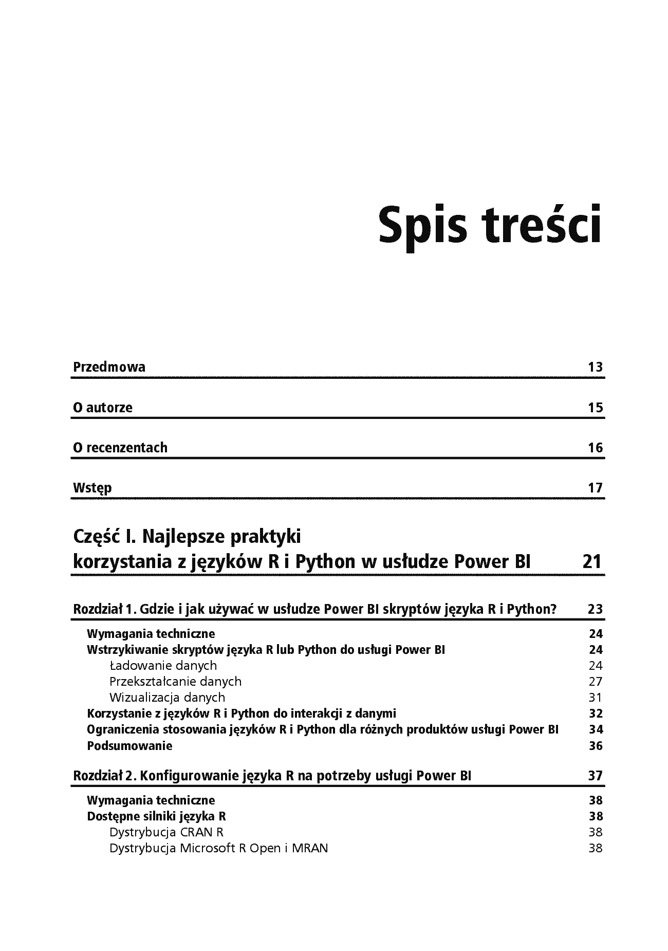 Fragment „Dodaj mocy Power BI! Jak za pomocą kodu w Pythonie i R pobierać, przekształcać i wizualizować dane” — strona 3 z 30