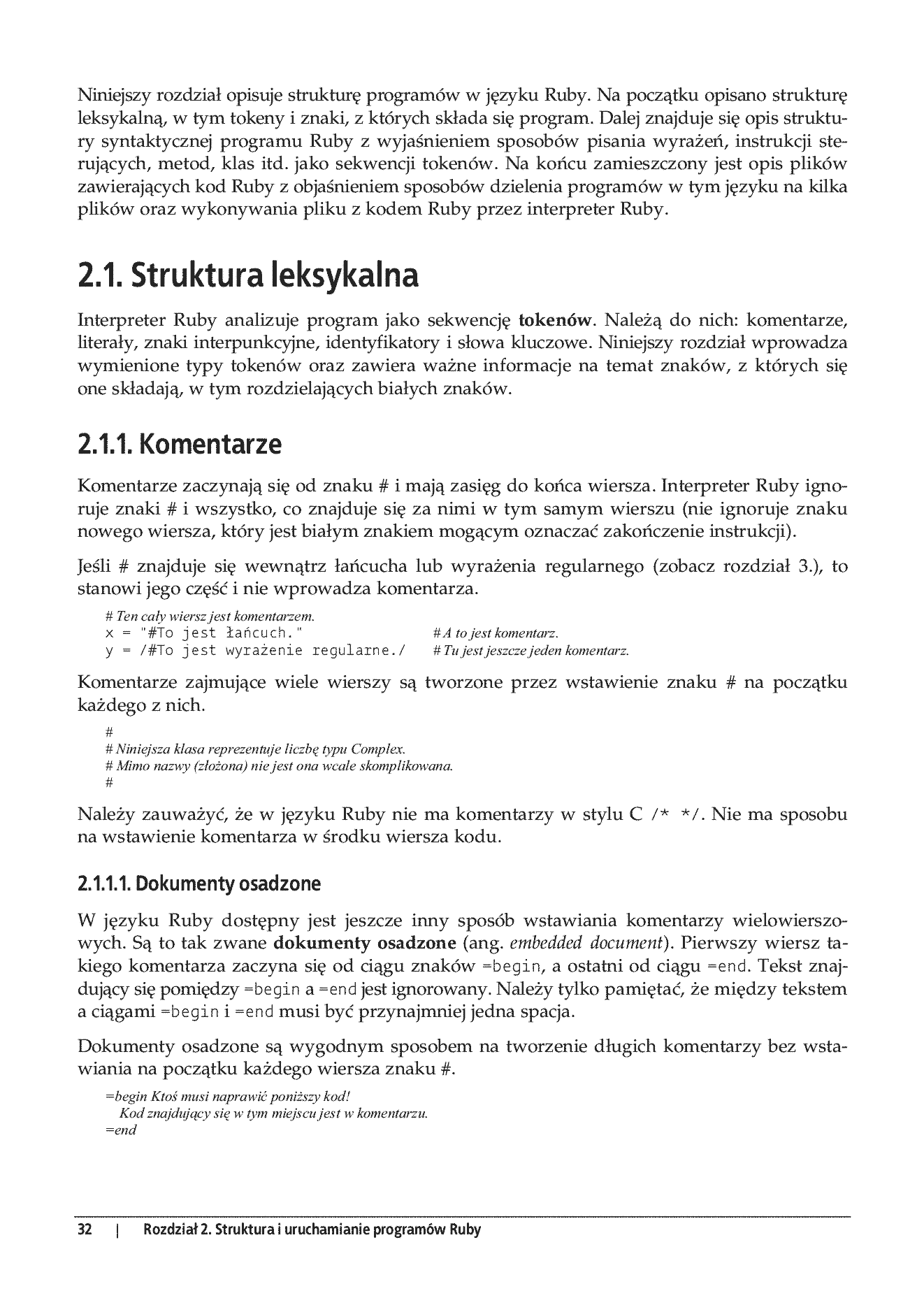 Fragment „Ruby. Programowanie” — strona 6 z 18