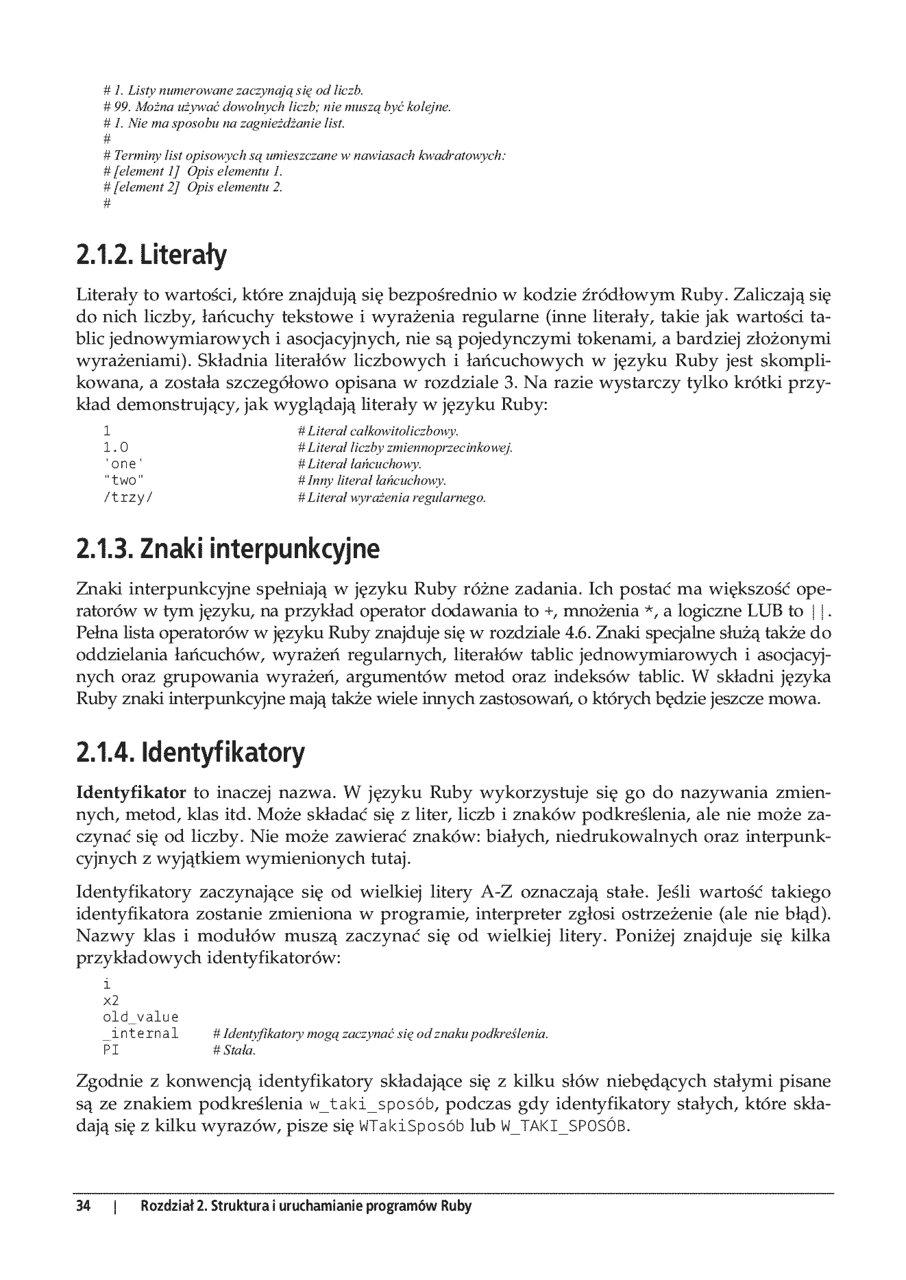 Fragment „Ruby. Programowanie” — strona 8 z 18