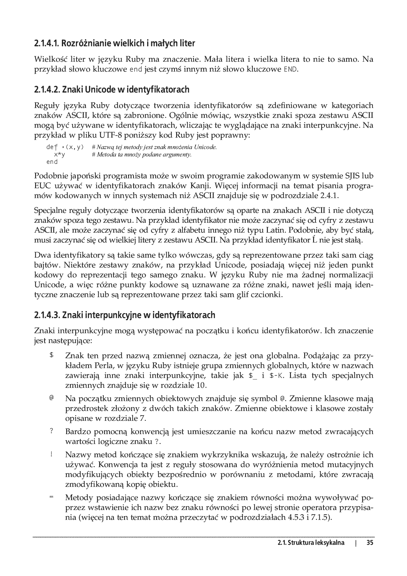 Fragment „Ruby. Programowanie” — strona 9 z 18