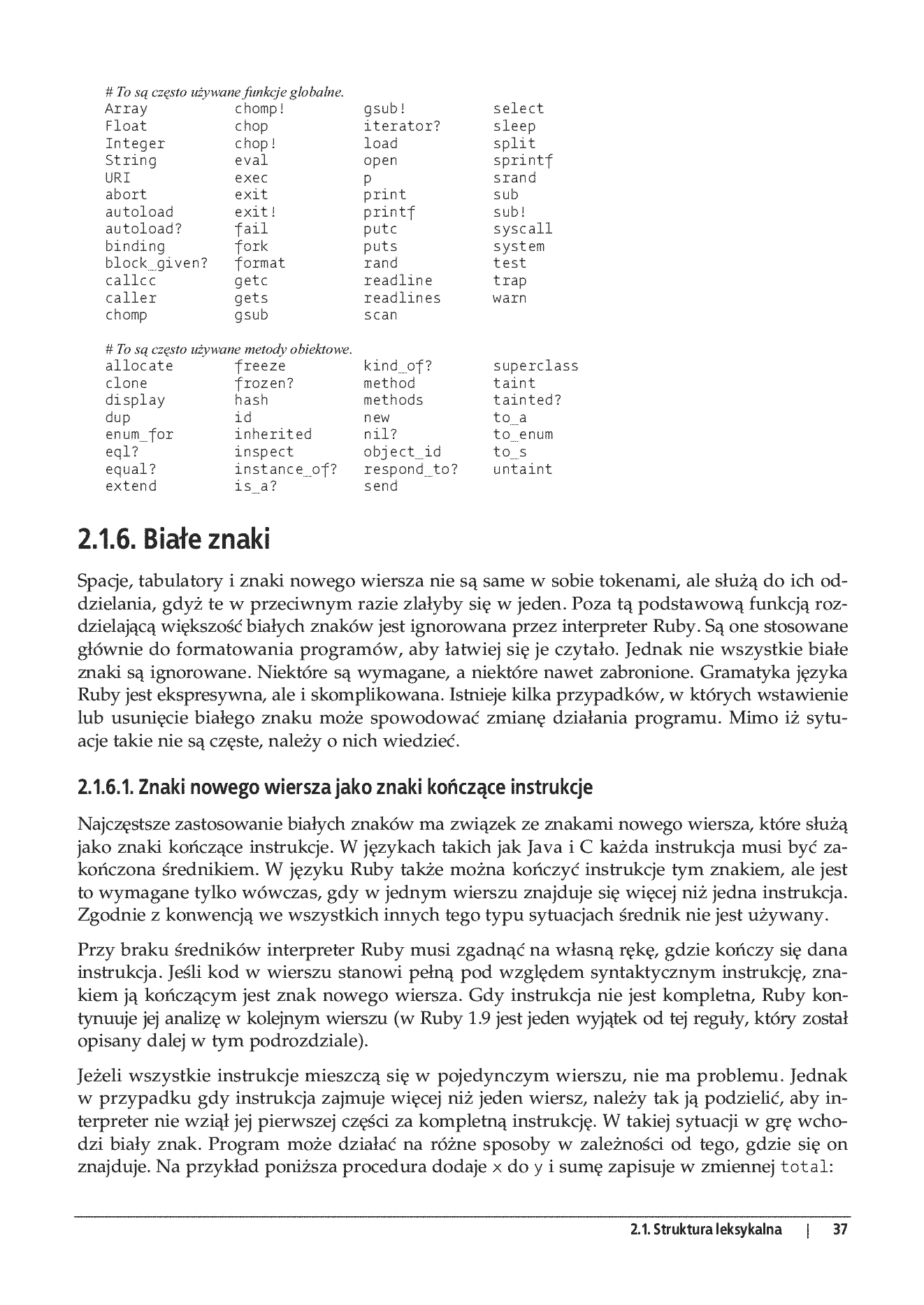 Fragment „Ruby. Programowanie” — strona 11 z 18