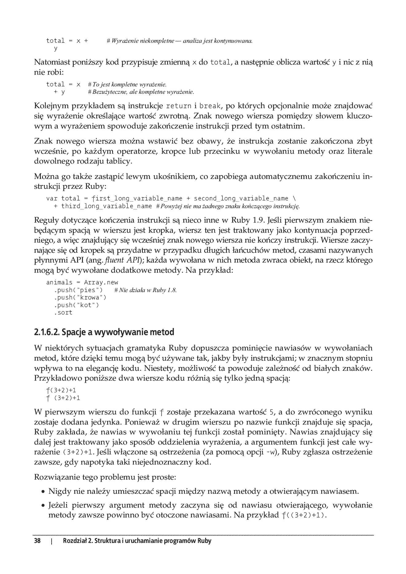 Fragment „Ruby. Programowanie” — strona 12 z 18