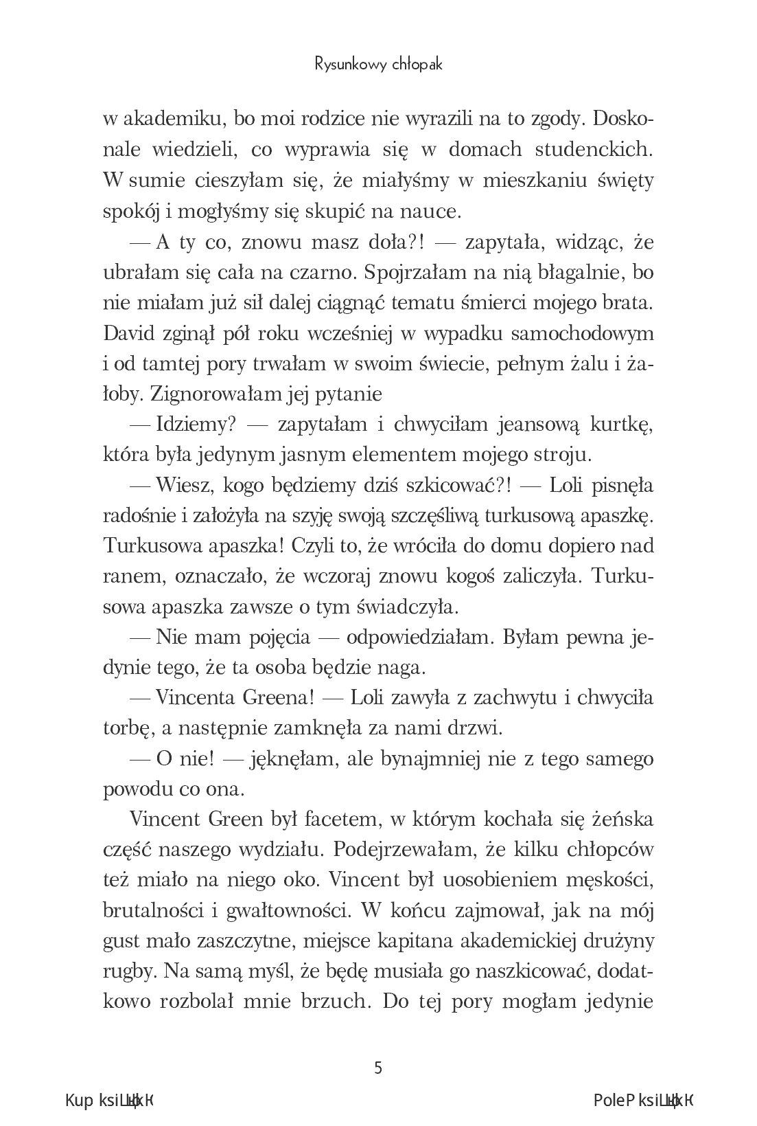 Fragment „Rysunkowy chłopak” — strona 5 z 24