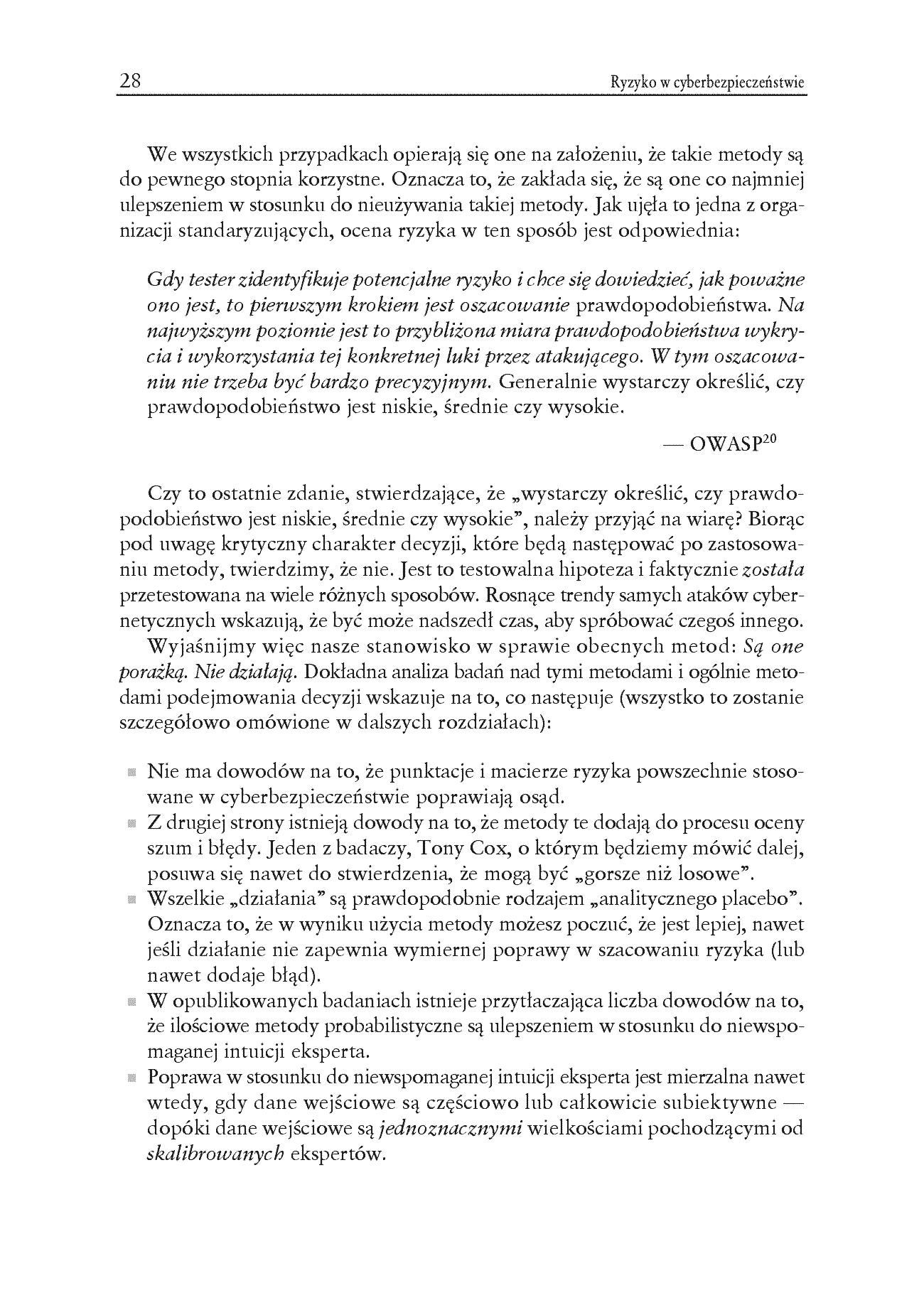 Fragment „Ryzyko w cyberbezpieczeństwie. Metody modelowania, pomiaru i szacowania ryzyka. Wydanie II” — strona 14 z 20