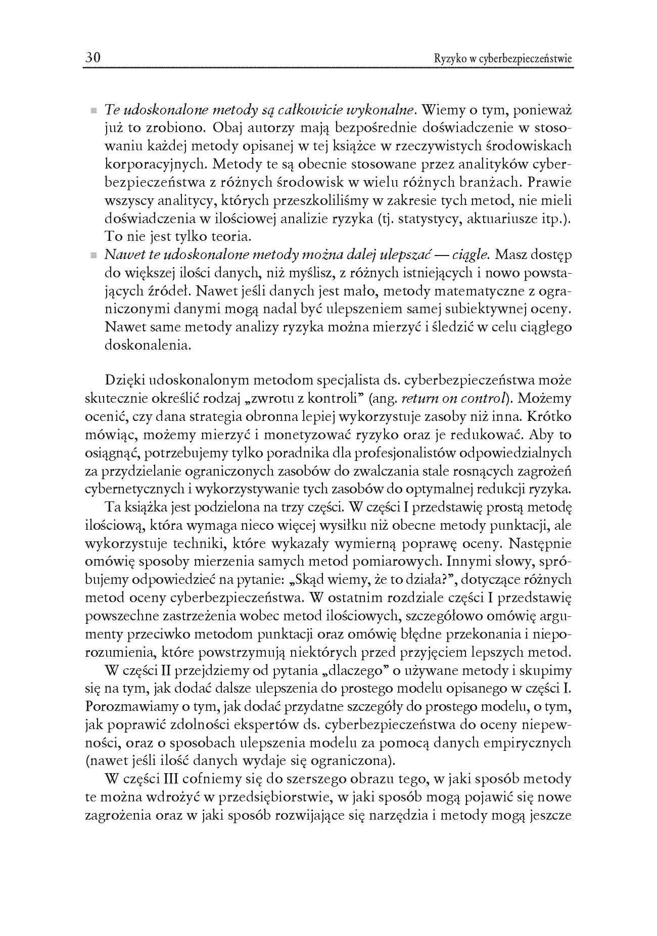 Fragment „Ryzyko w cyberbezpieczeństwie. Metody modelowania, pomiaru i szacowania ryzyka. Wydanie II” — strona 16 z 20