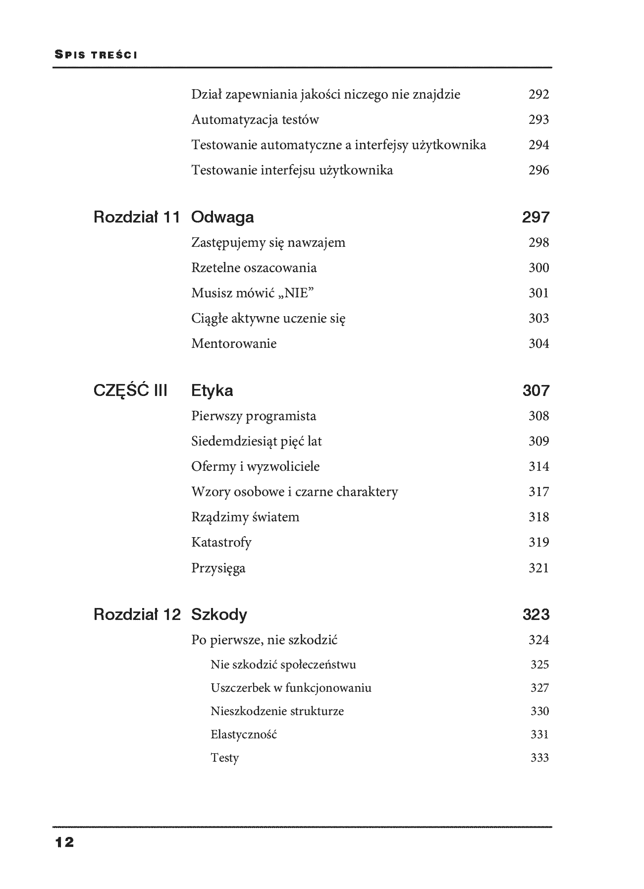 Fragment „Rzemiosło w czystej formie. Standardy i etyka rzetelnych programistów” — strona 8 z 30