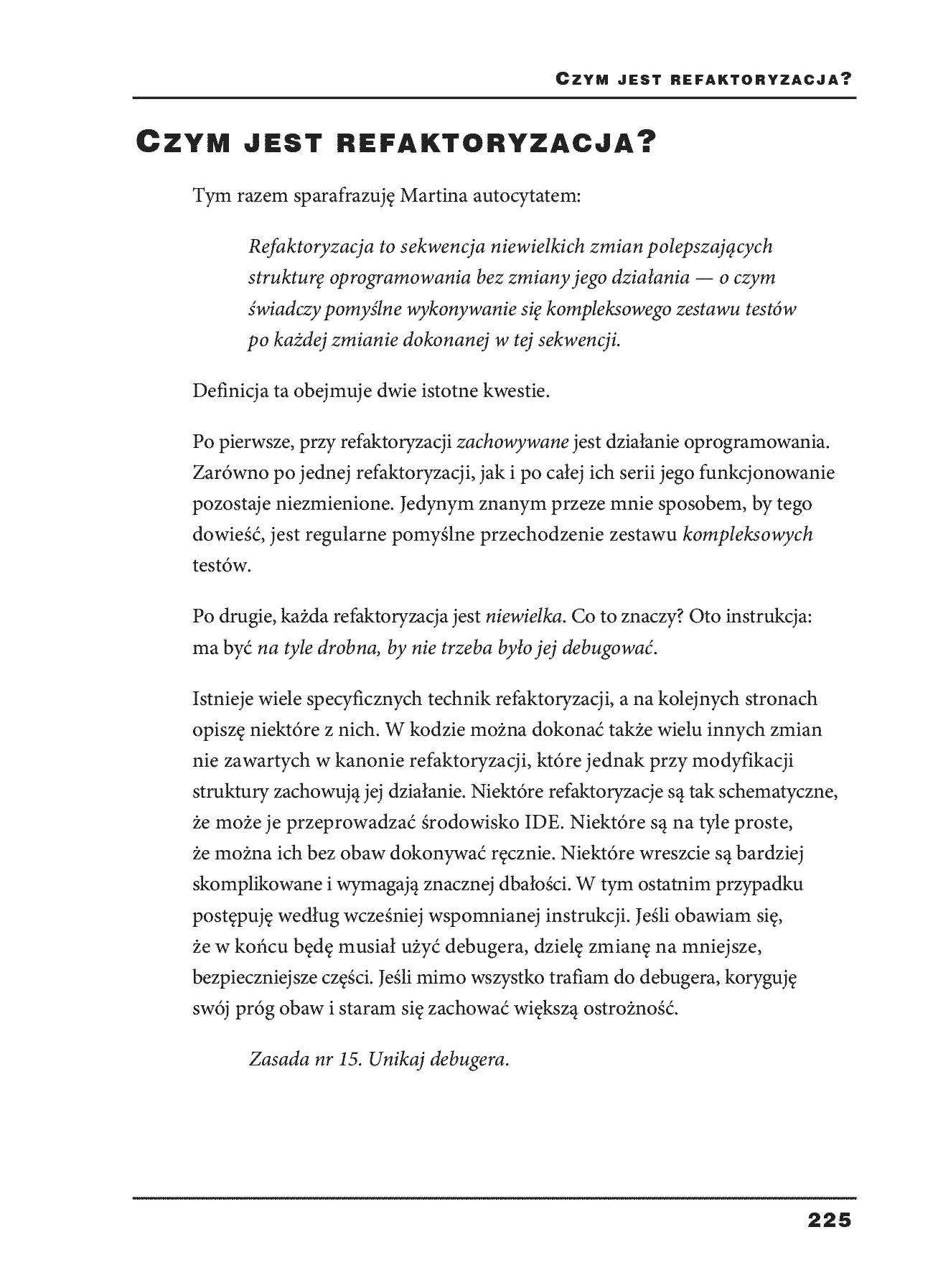Fragment „Rzemiosło w czystej formie. Standardy i etyka rzetelnych programistów” — strona 13 z 30