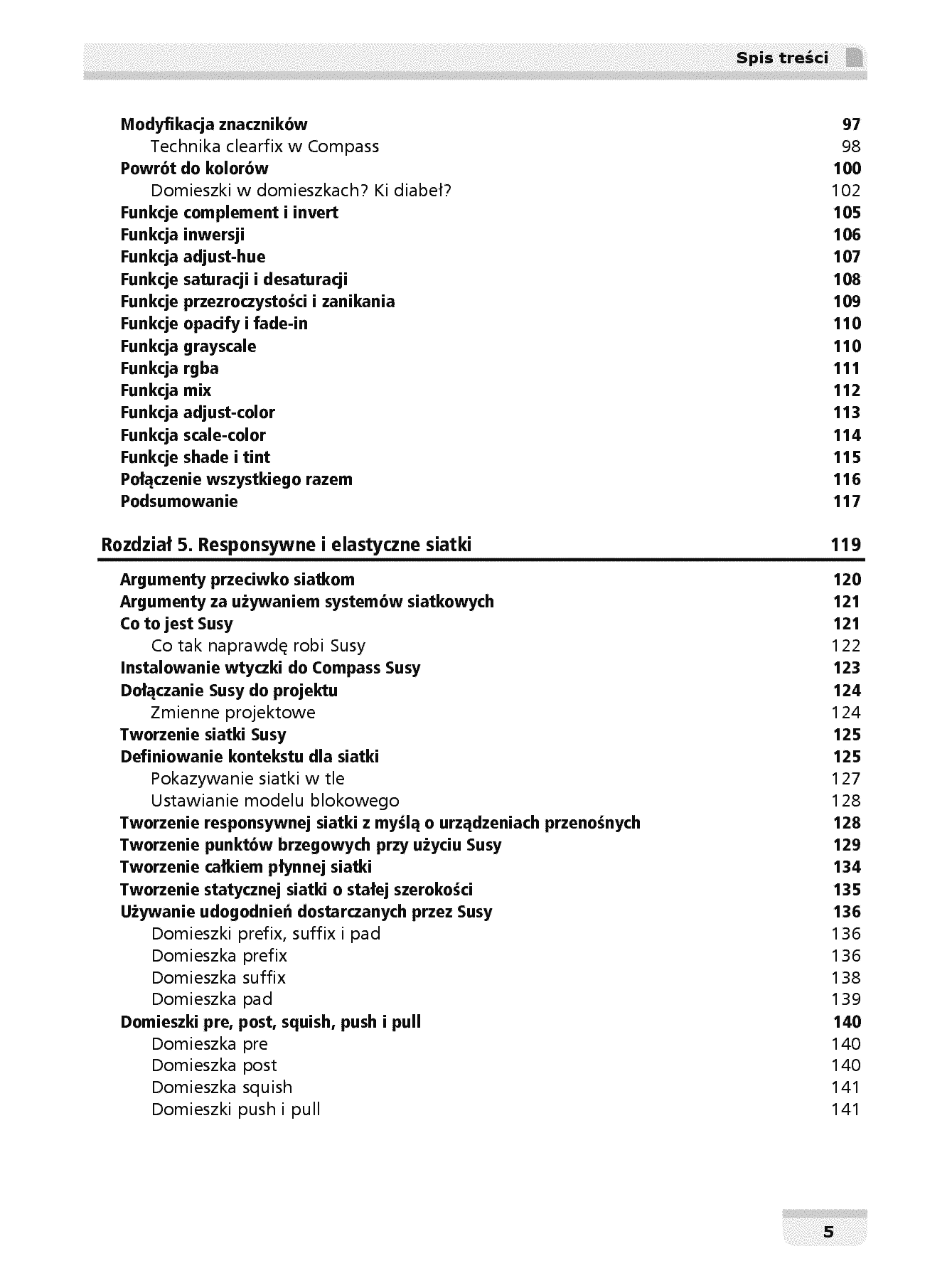 Fragment „Sass i Compass. Praktyczny przewodnik dla projektantów” — strona 5 z 30