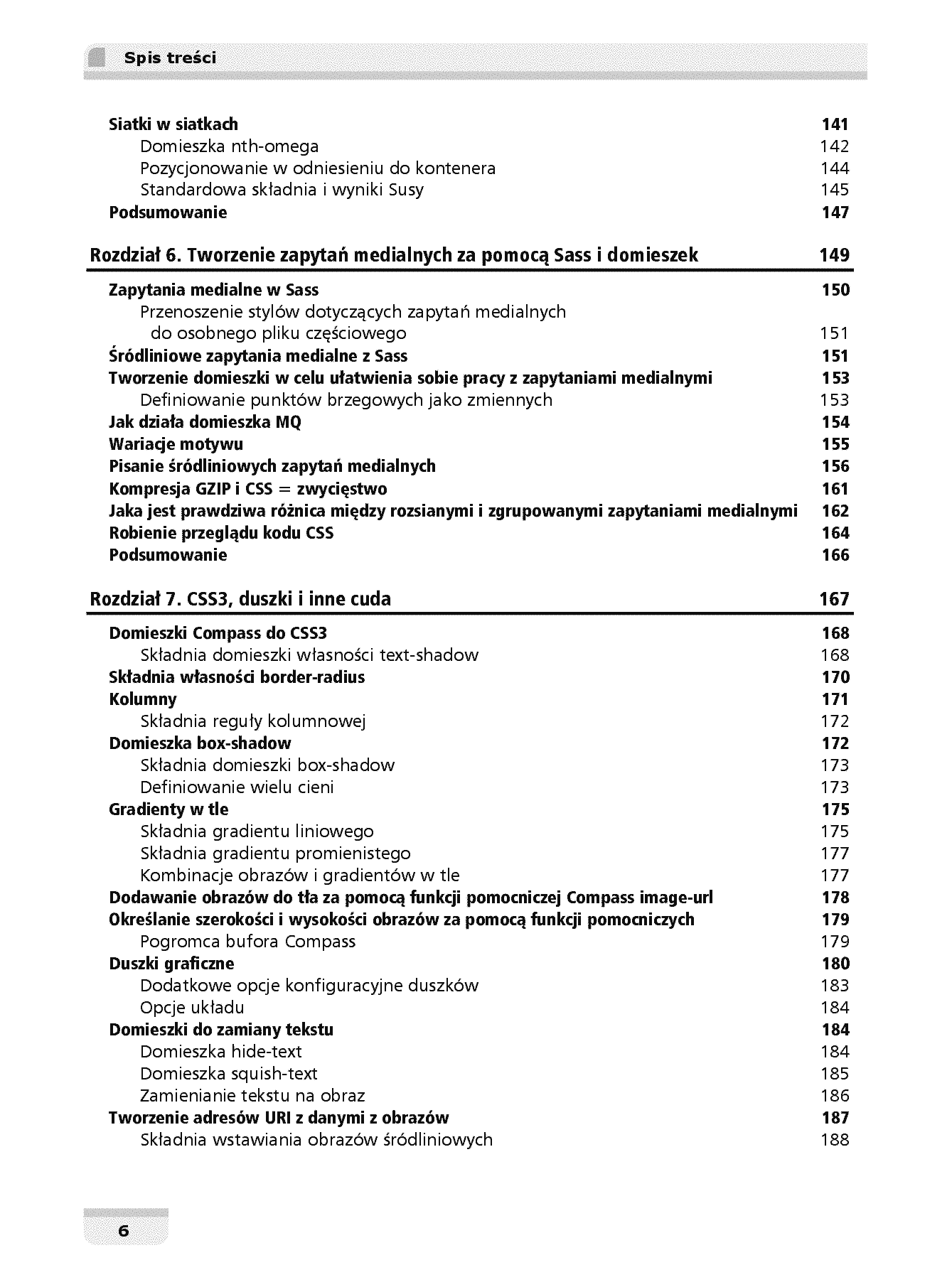 Fragment „Sass i Compass. Praktyczny przewodnik dla projektantów” — strona 6 z 30