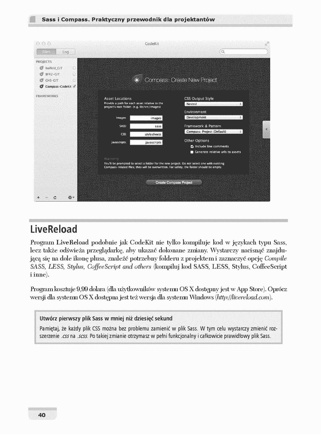 Fragment „Sass i Compass. Praktyczny przewodnik dla projektantów” — strona 28 z 30