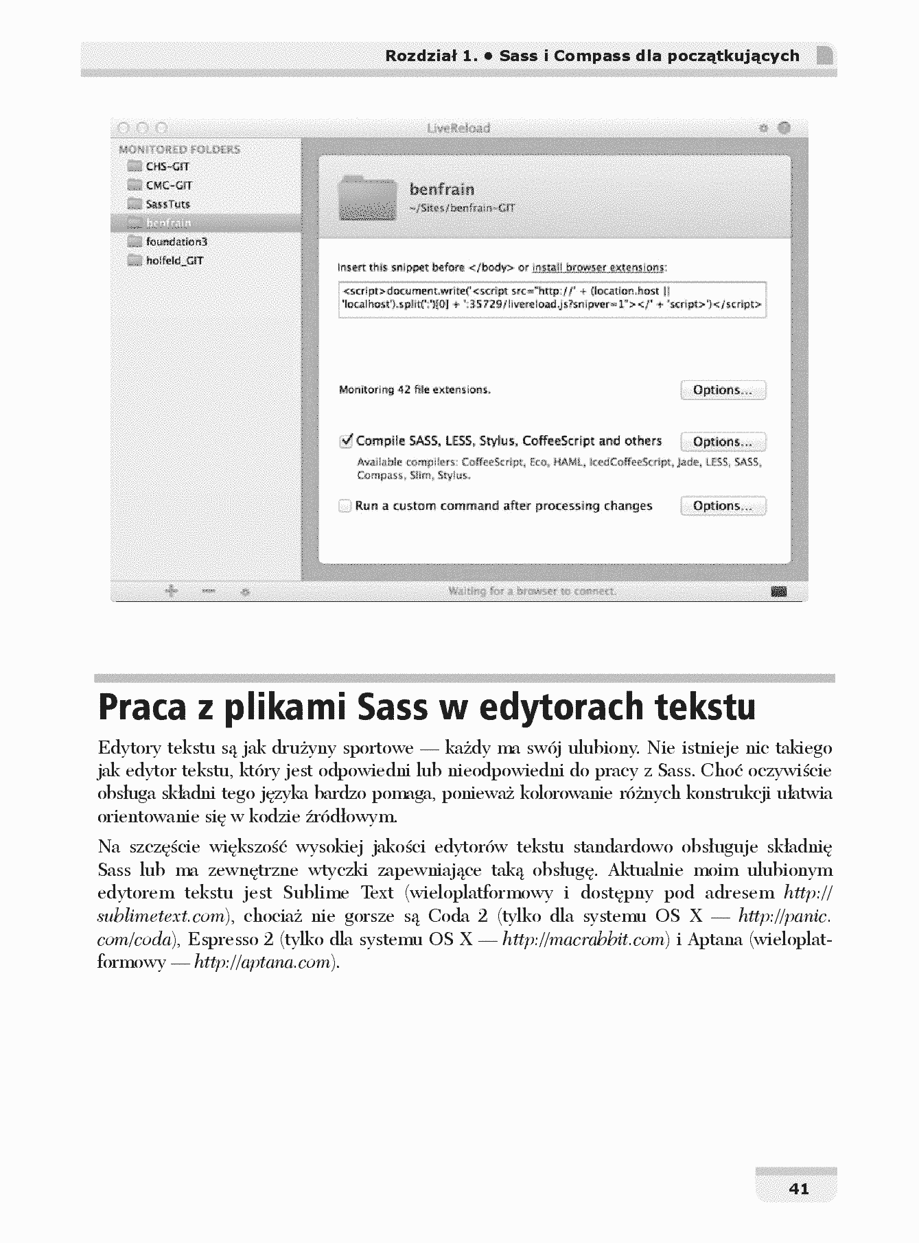 Fragment „Sass i Compass. Praktyczny przewodnik dla projektantów” — strona 29 z 30