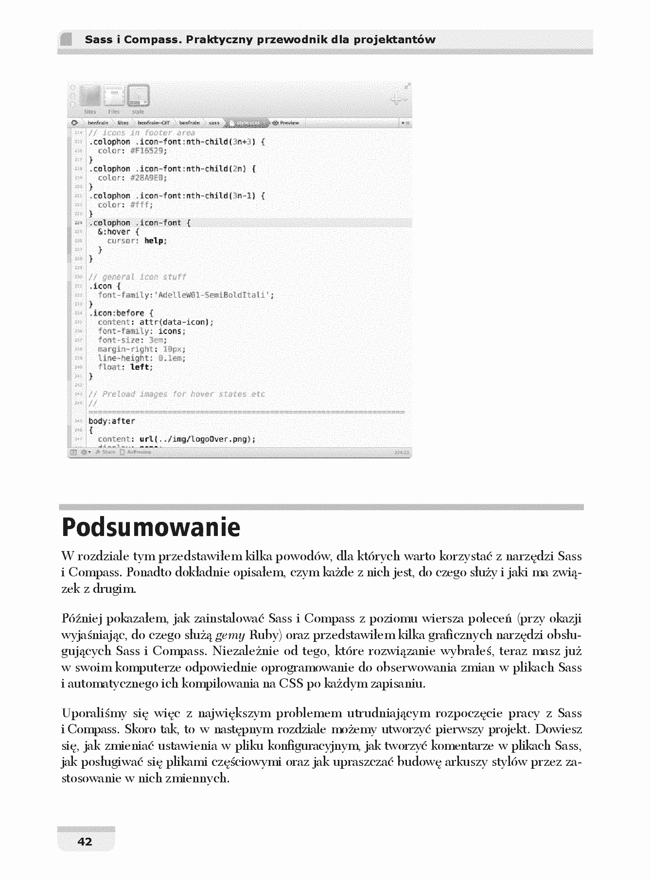 Fragment „Sass i Compass. Praktyczny przewodnik dla projektantów” — strona 30 z 30